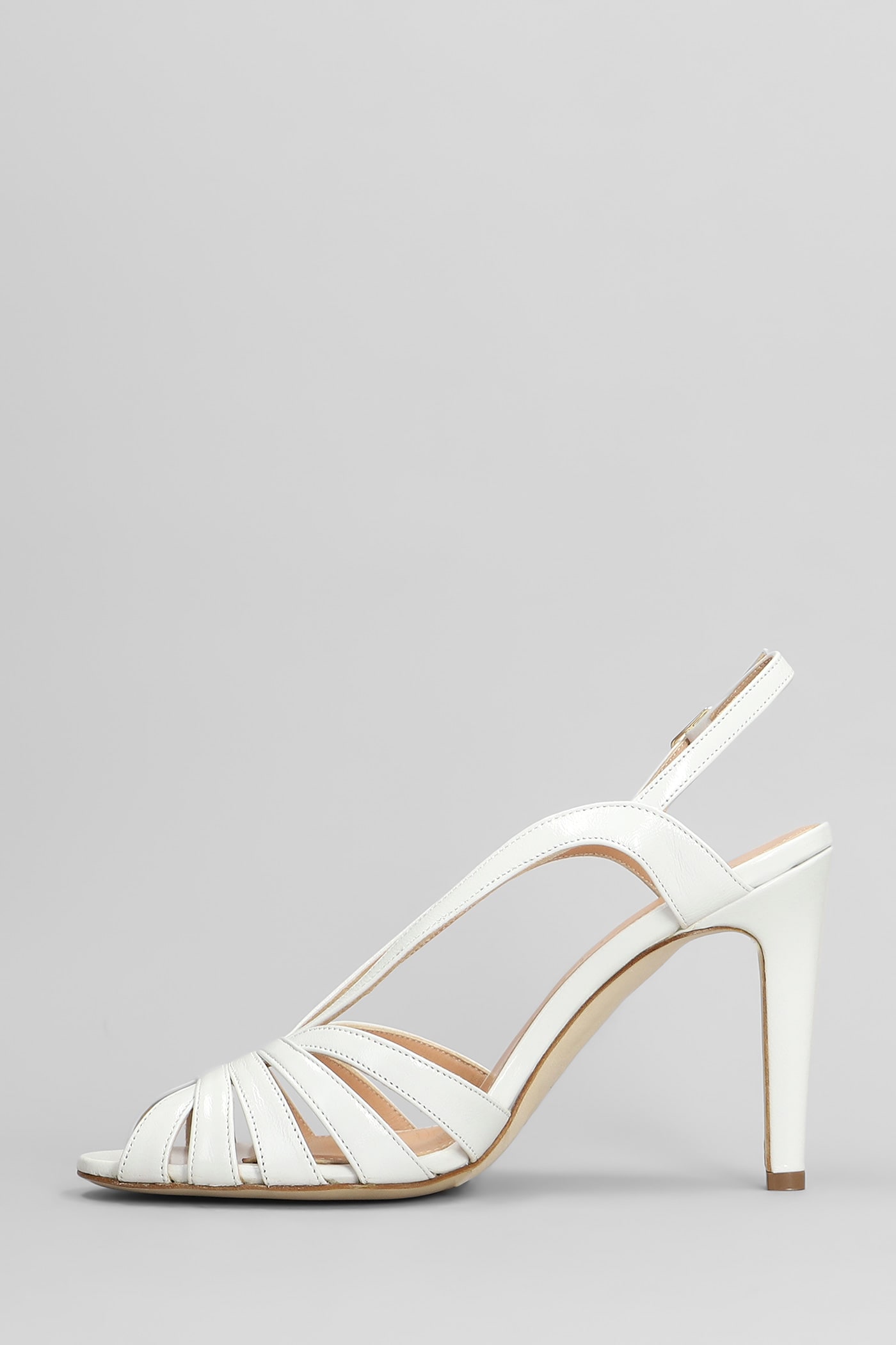 The Seller 100mm Slingback Leather Sandals