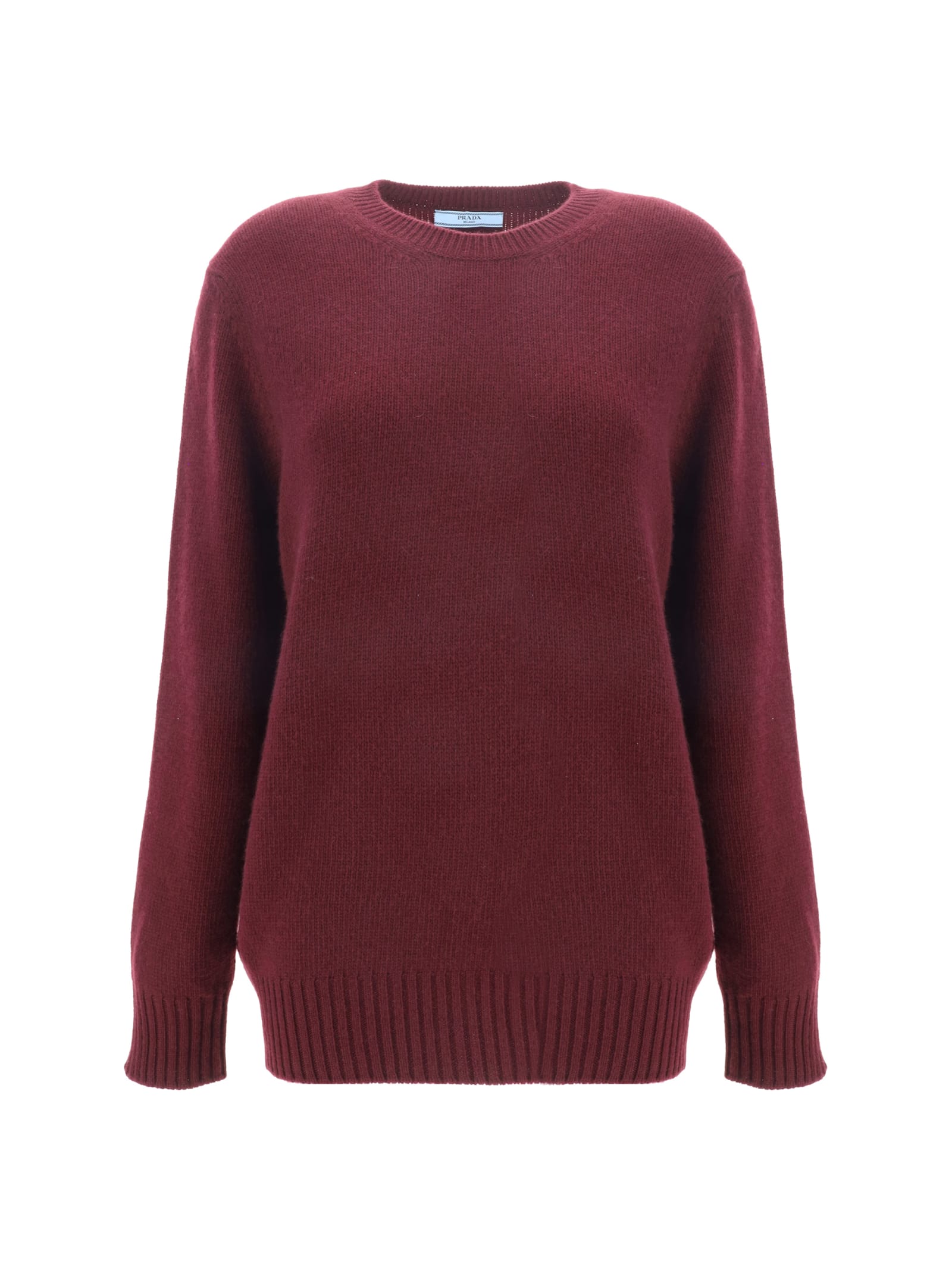 Shop Prada Sweater In Amaranto