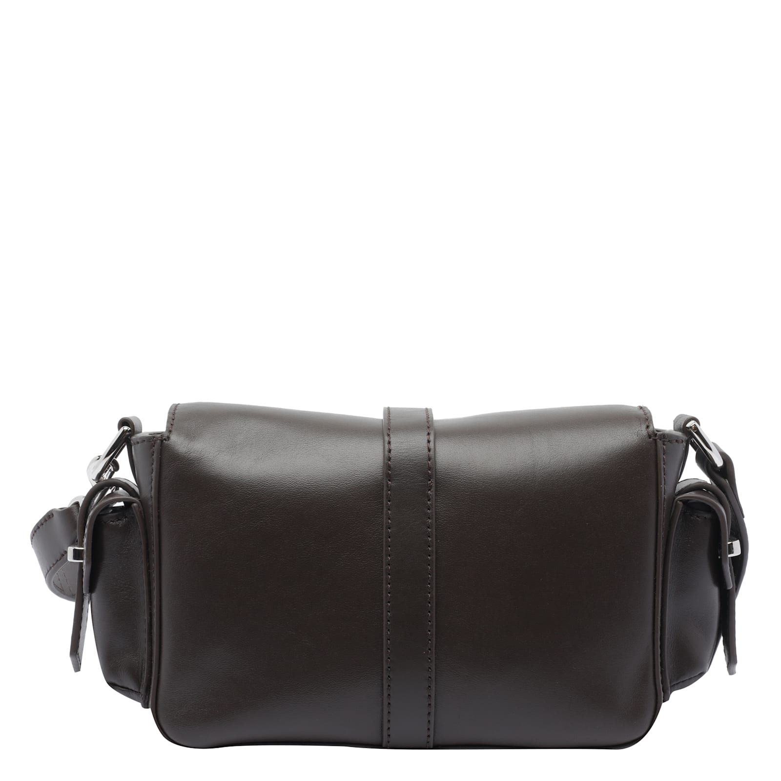 Hogan Small Flap Crossbody Bag In Brown