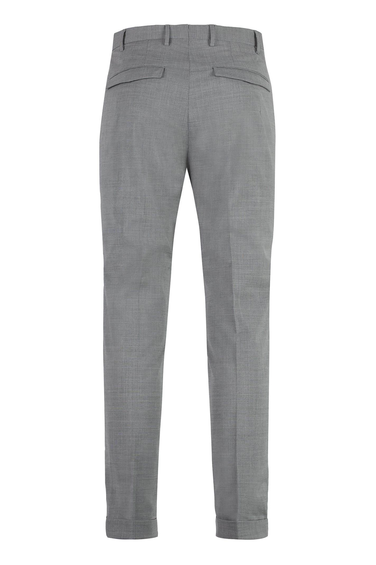 Shop Pt01 Cotton Trousers In Grey
