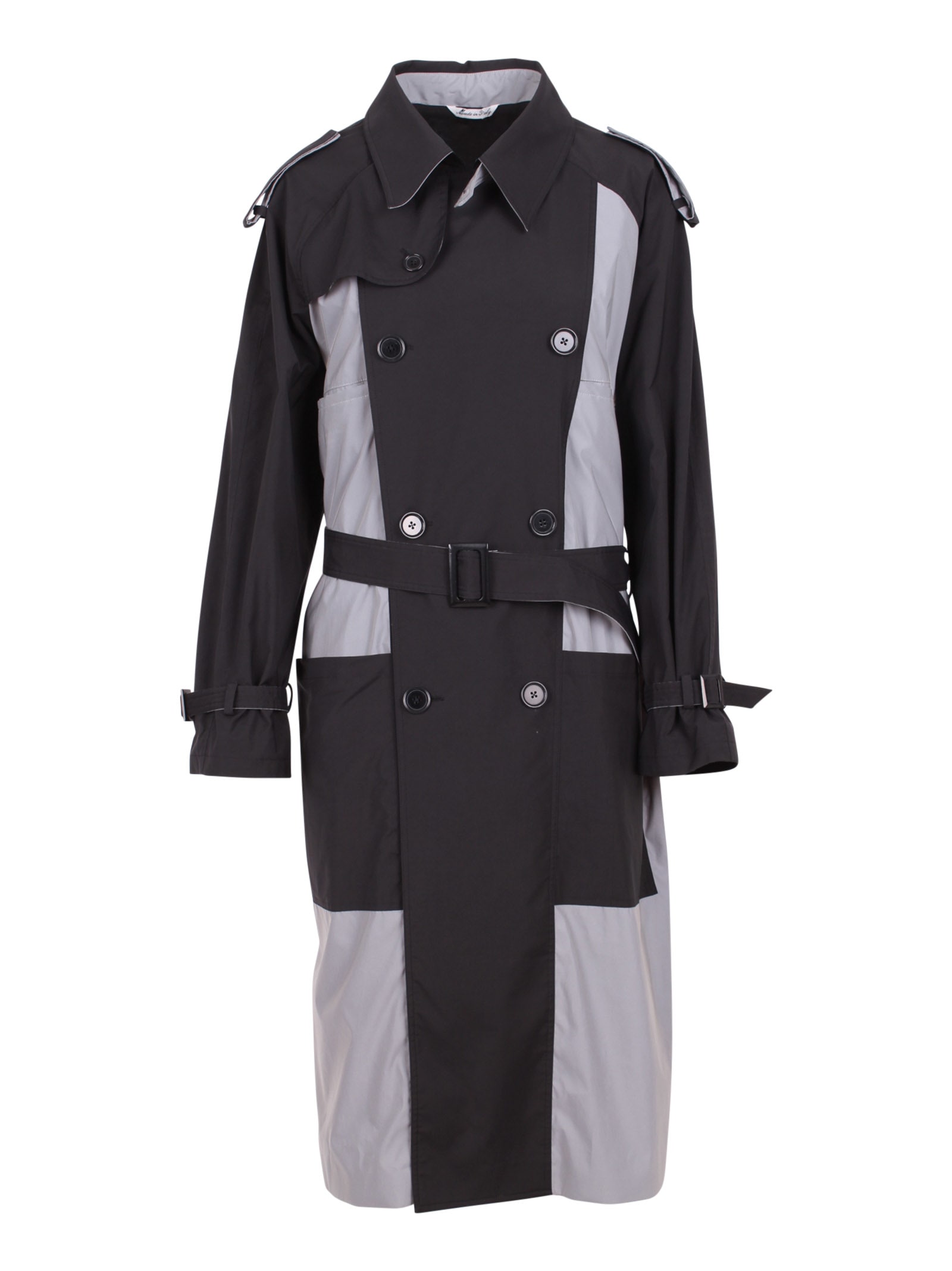 Vìen Vien Double-breasted Technical Fabric Trench Coat