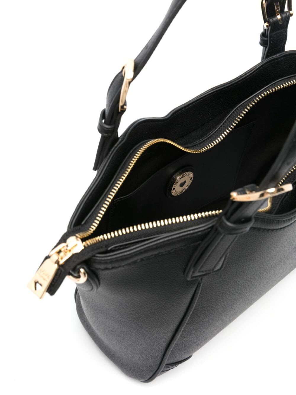 Shop Love Moschino Tote In Black