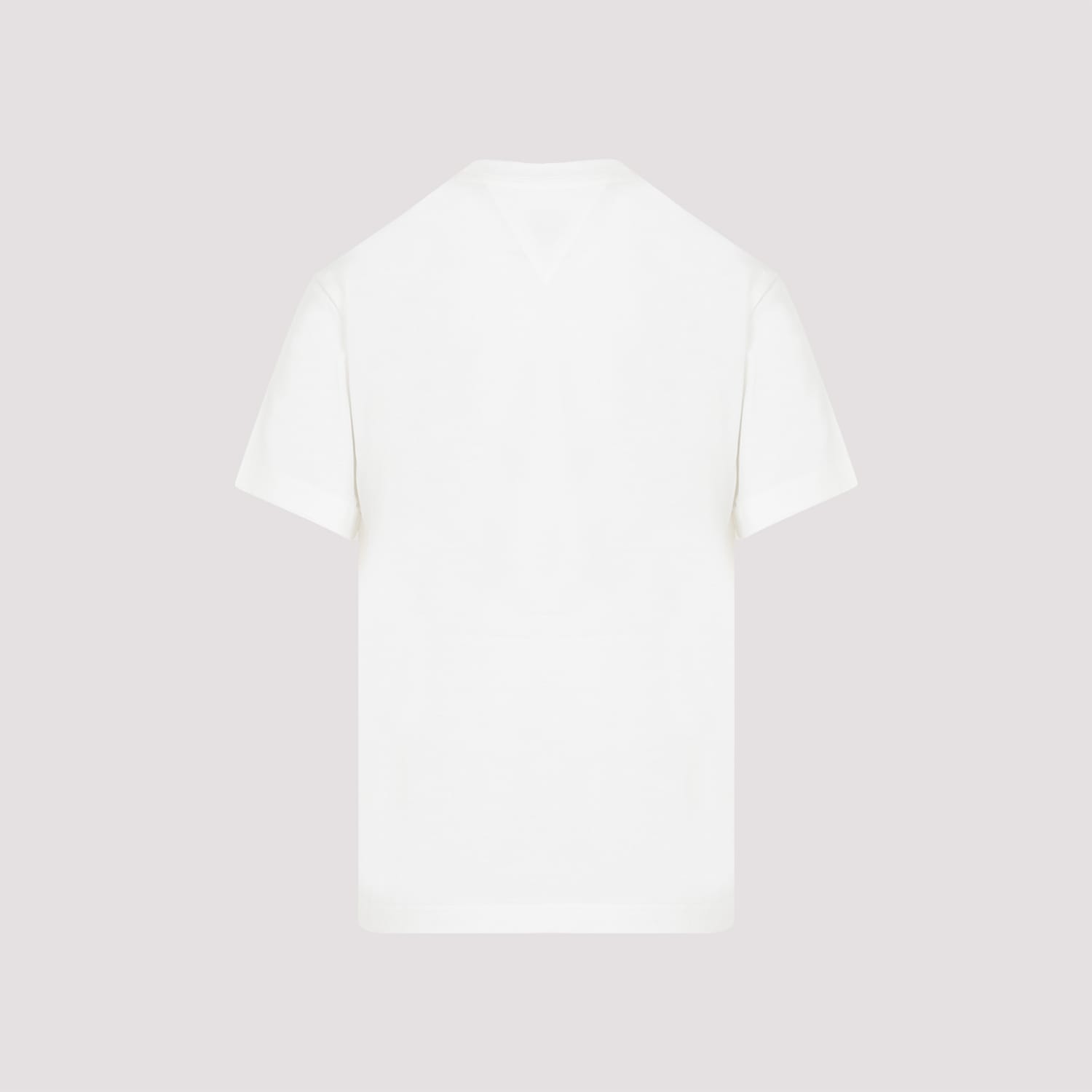 Shop Bottega Veneta Cotton T-shirt In Chalk