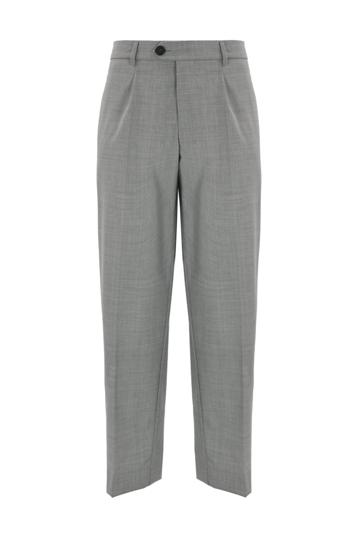 Straight Cotton Trousers