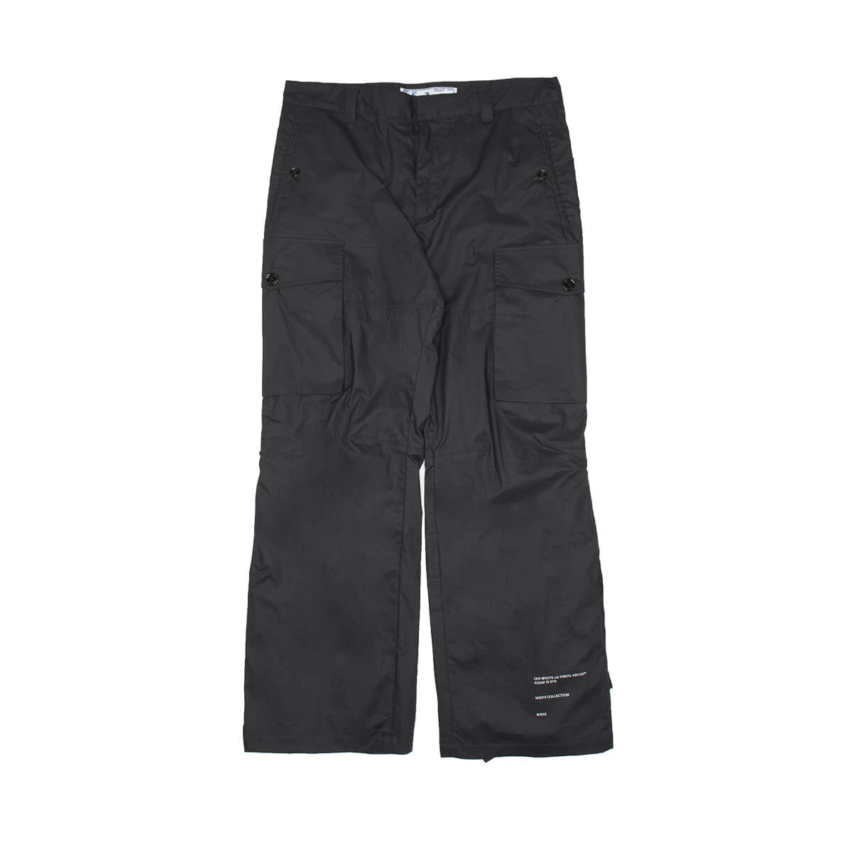OFF-WHITE EXCESS CARGO PANTS,OMCF026S21FAB0010601 Blue