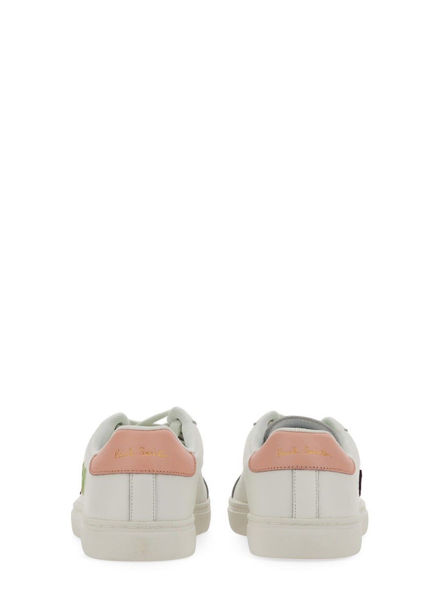 Shop Paul Smith Sneaker With Logo In White