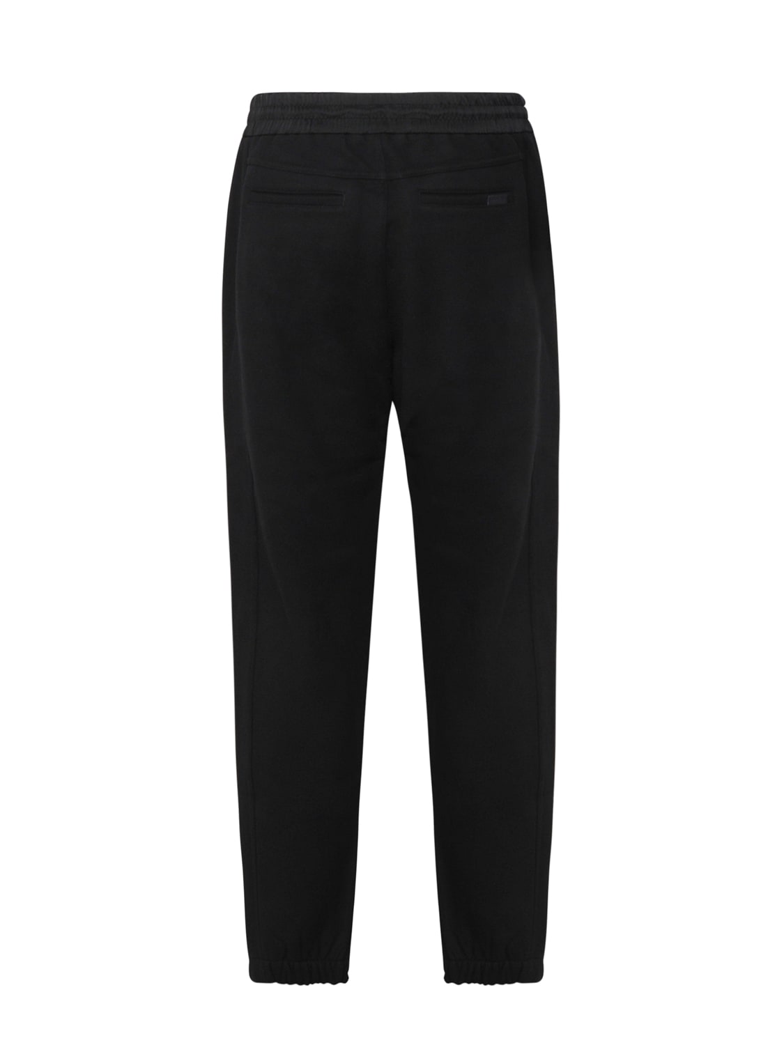 Shop Saint Laurent Jogger Pants In Cotton In Black