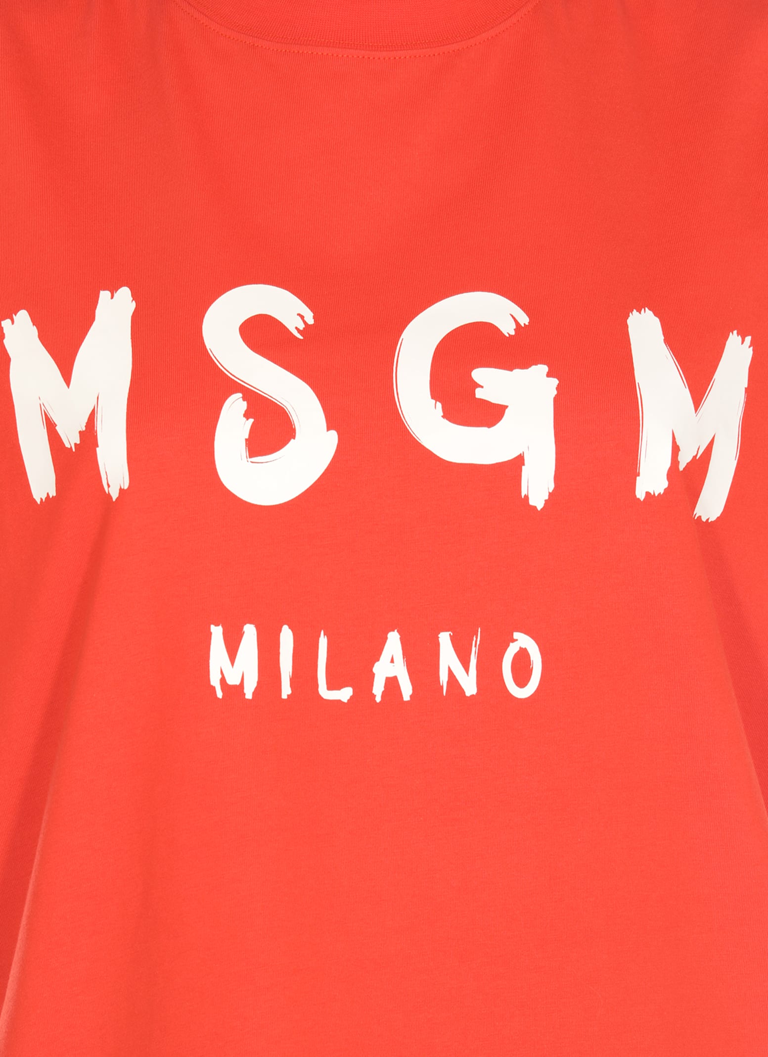 Msgm T-shirts And Polos In Red
