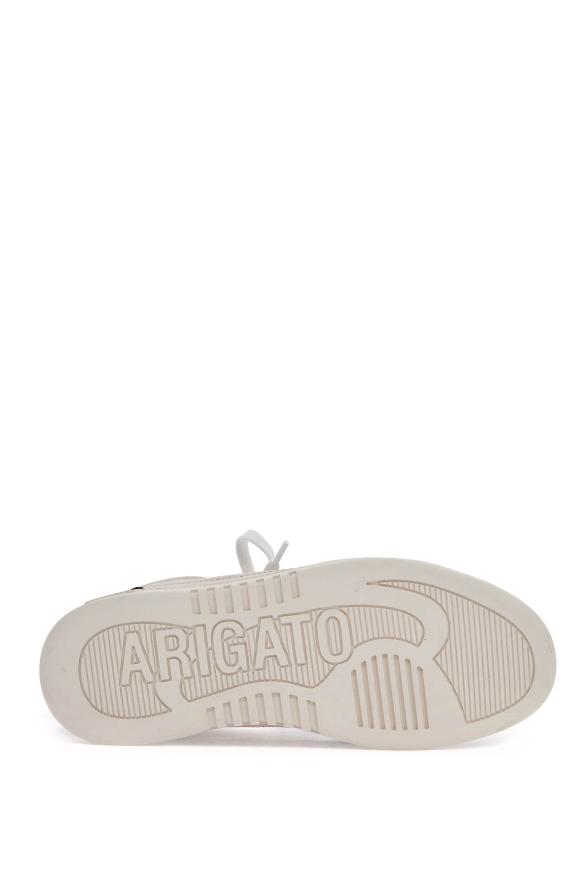 Axel Arigato White Black Round Toe Sneakers In Beige