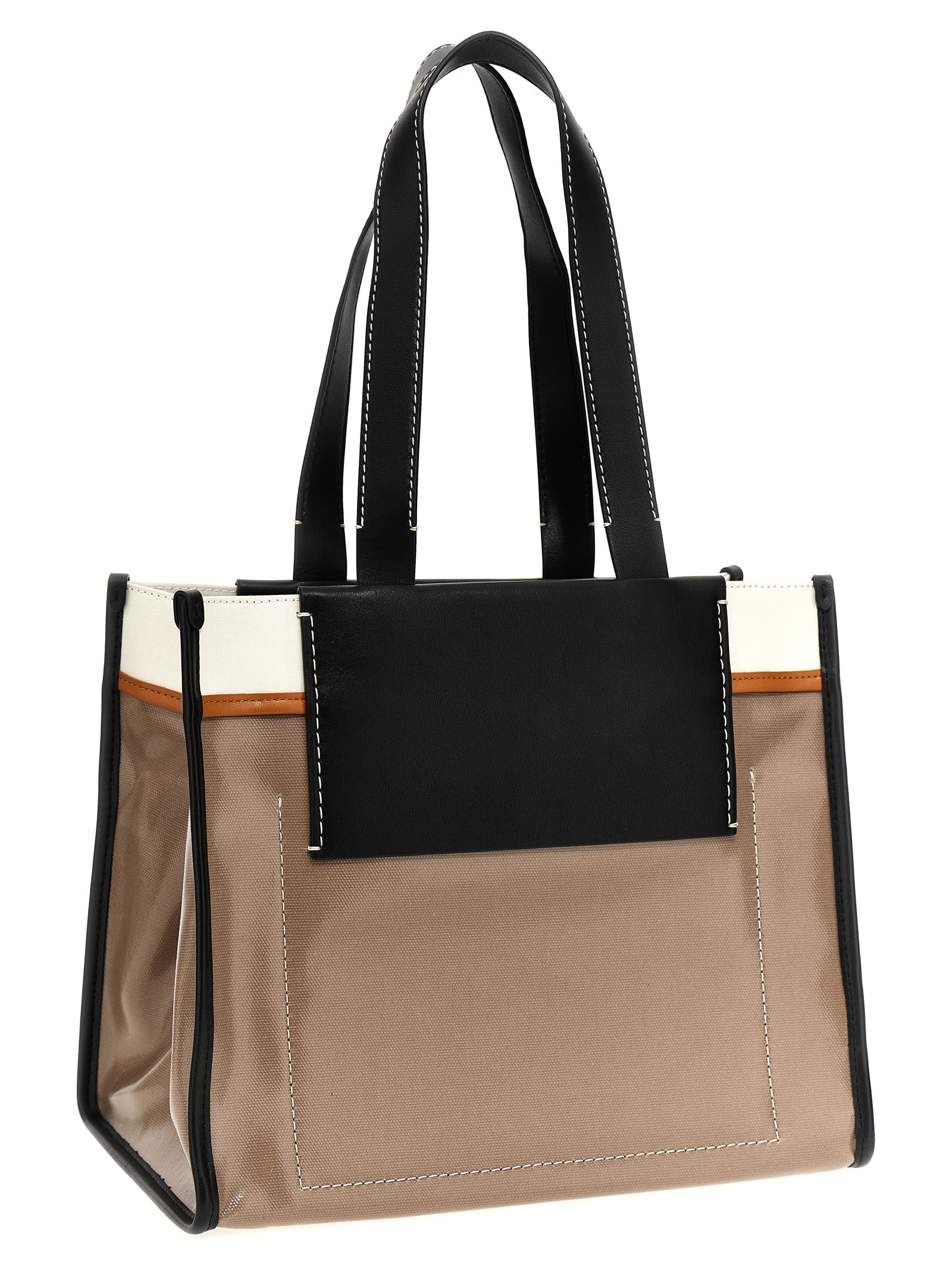 Proenza Schouler White Label XL Morris Raffia Tote in Honey