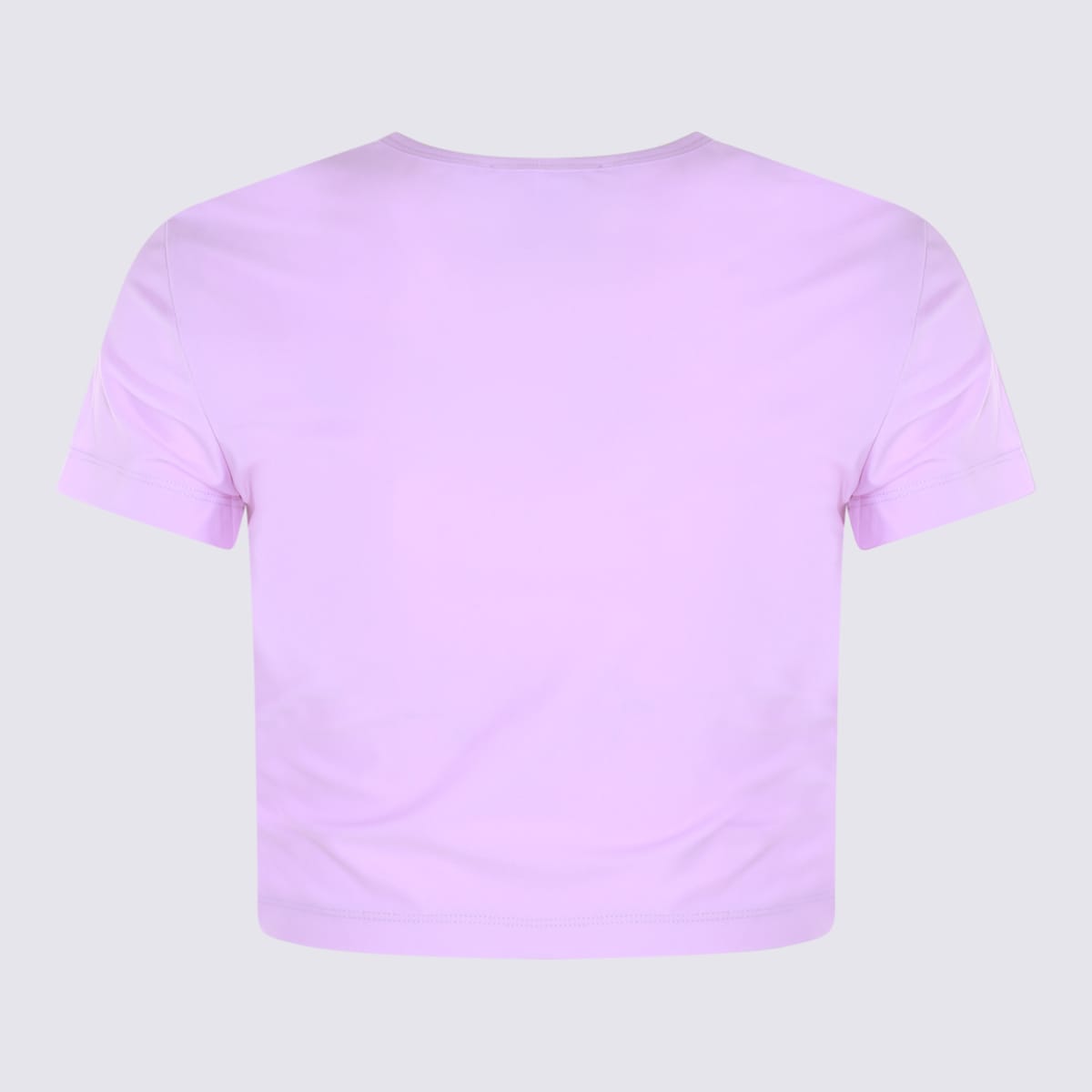 Shop Versace Jeans Couture Lilac And White T-shirt In Purple