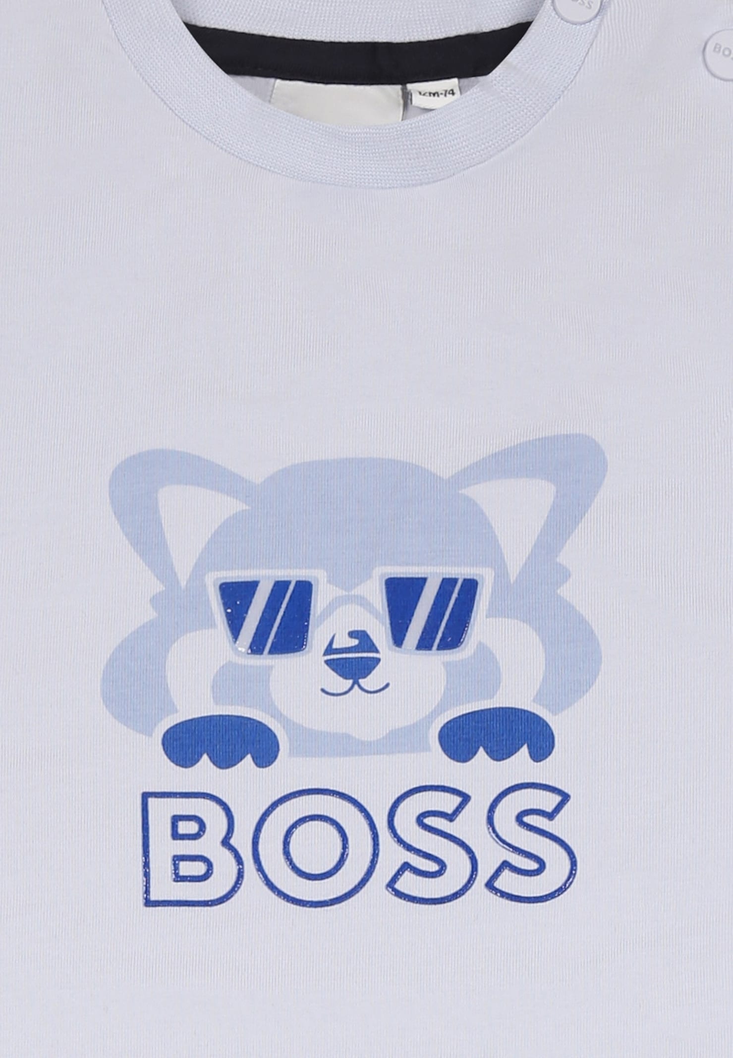 Hugo Boss Multicolor Suit For Baby Boy With Panda In Multicolor