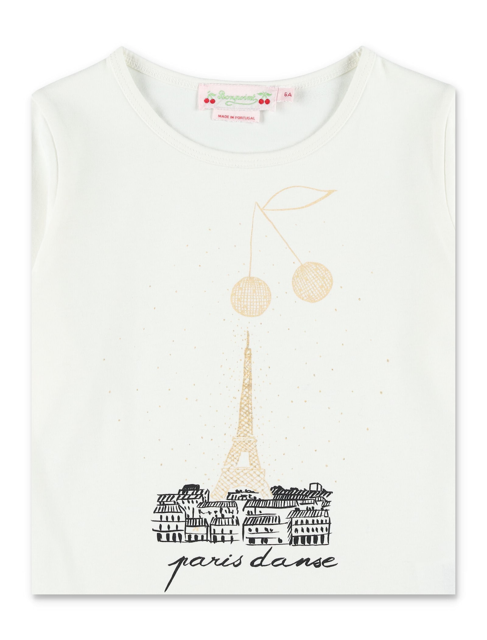 Bonpoint Kid - Tidjane Paris Print T-shirt In White