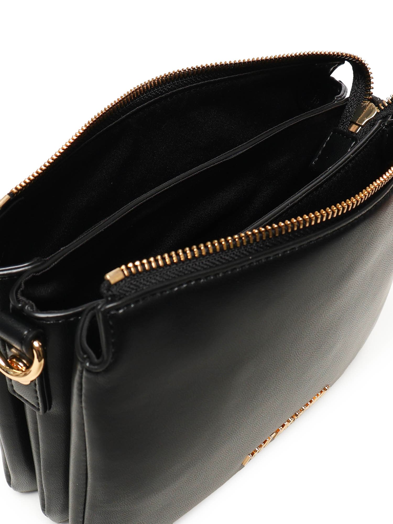 Love Moschino Shoulder Bag With Logo In Black
