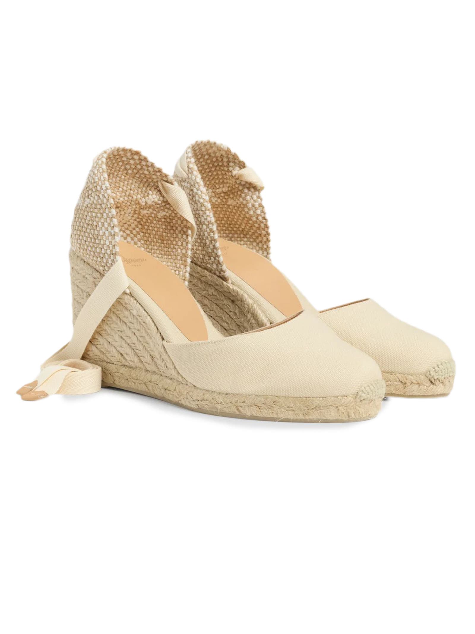 Castañer Beige Cotton Carina Espadrilles