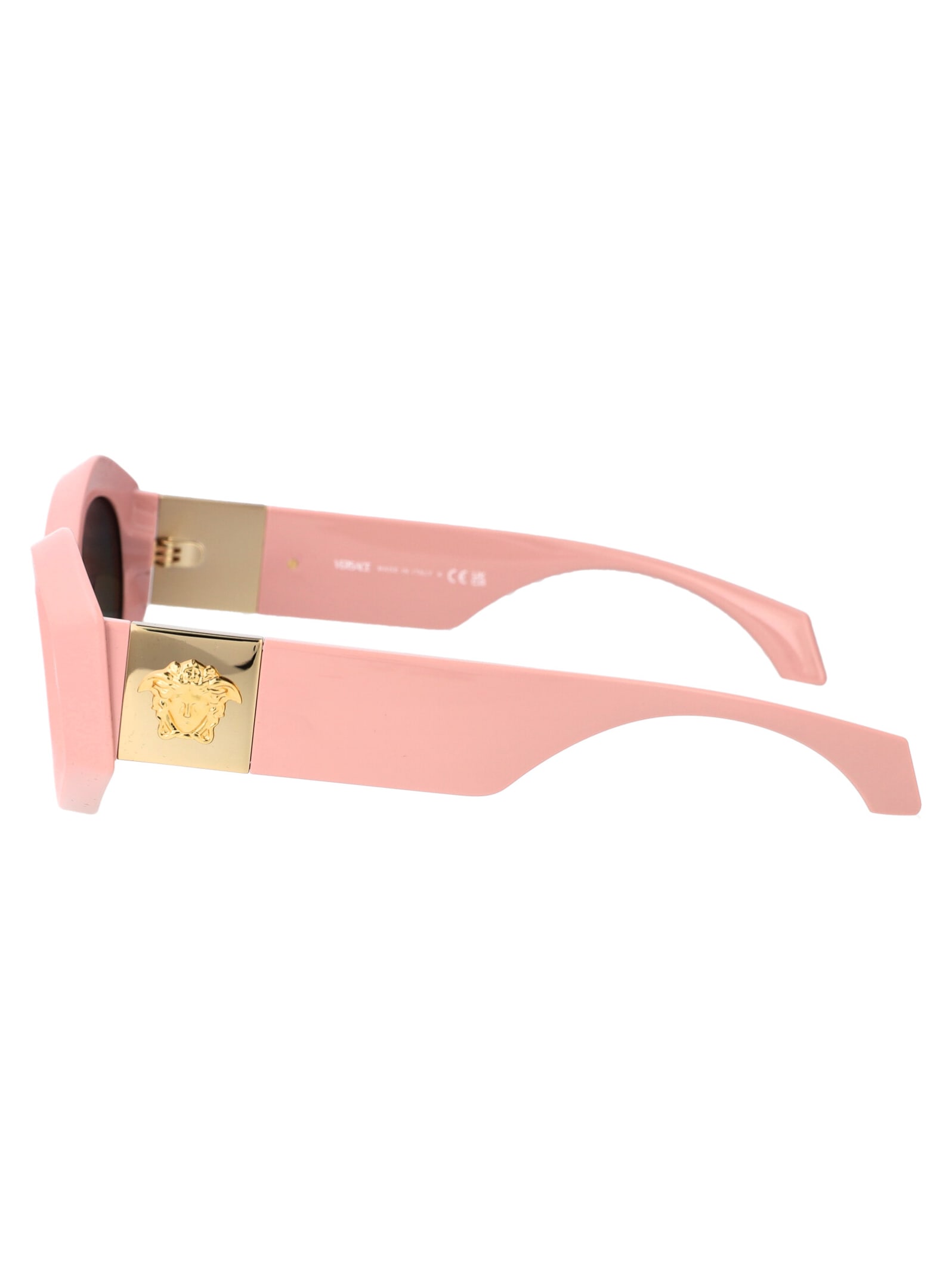 Shop Versace 0ve4466u Sunglasses In 546387 Pink