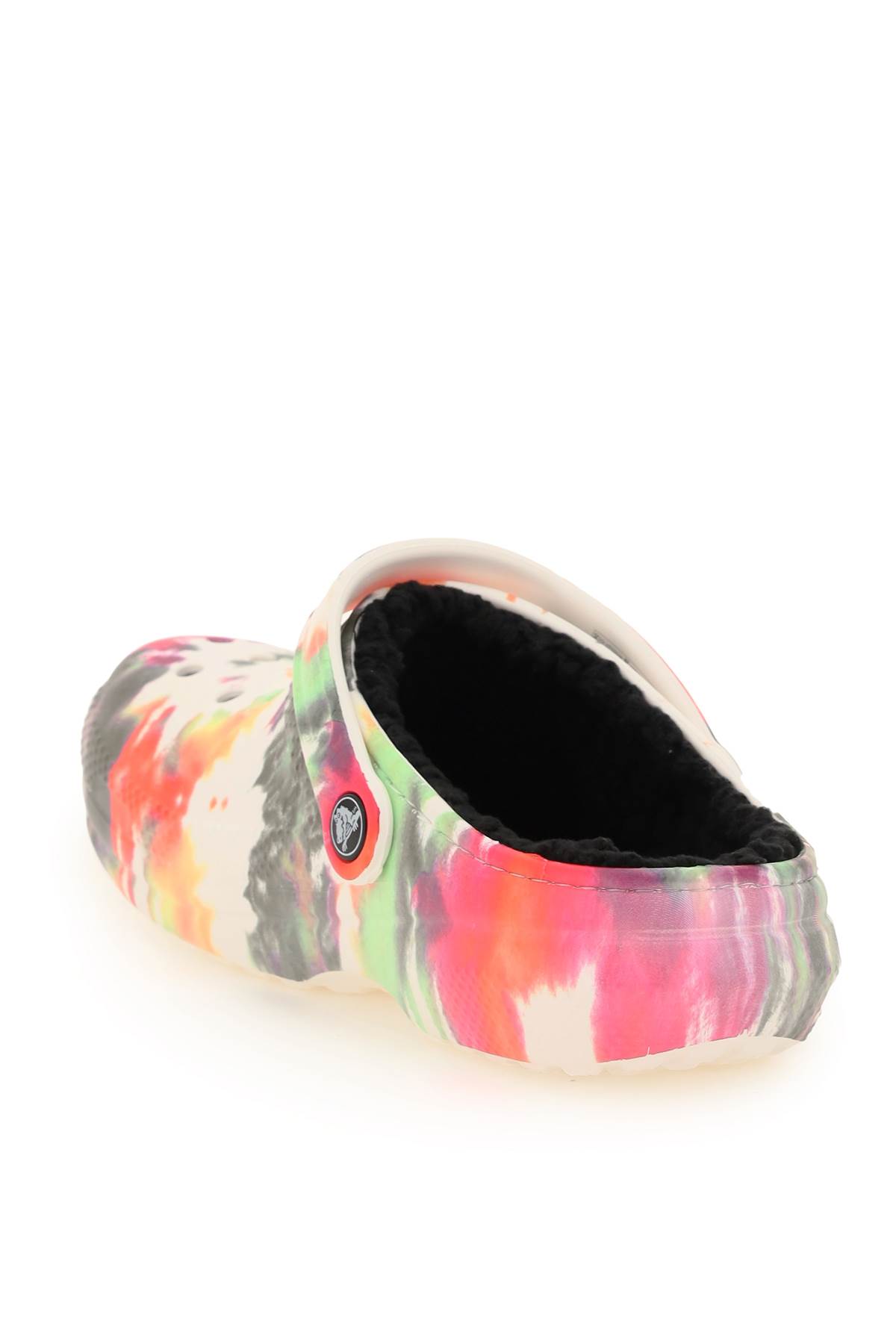 women's crocs classic lined tie dye clog