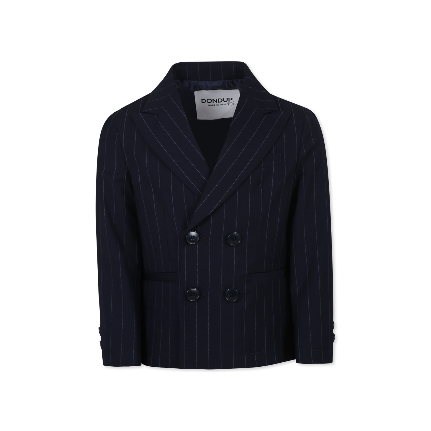 Dondup Blue Jacket For Boy In Blue