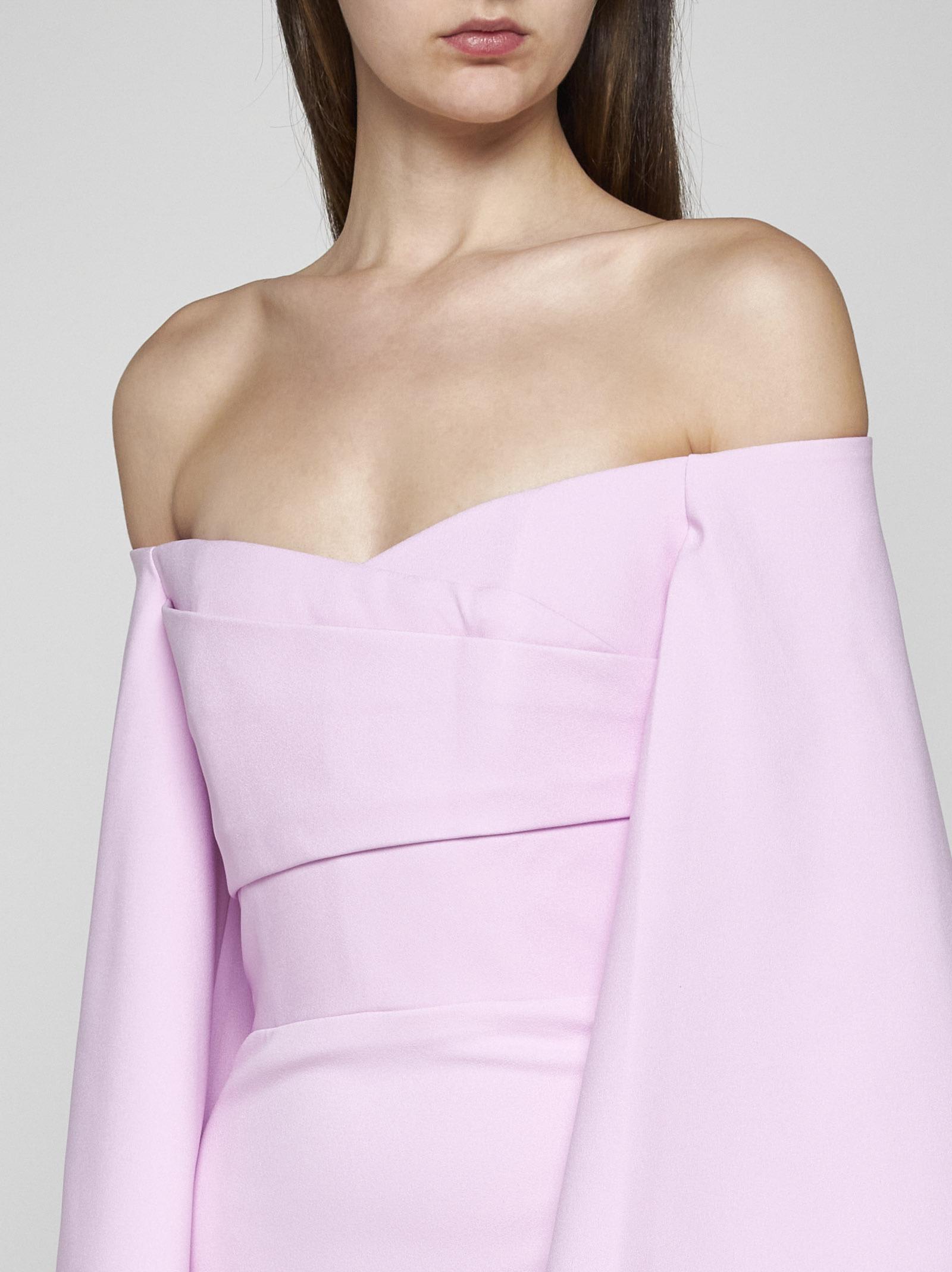 Shop Solace London Eliana Maxi Dress In Blush Pink