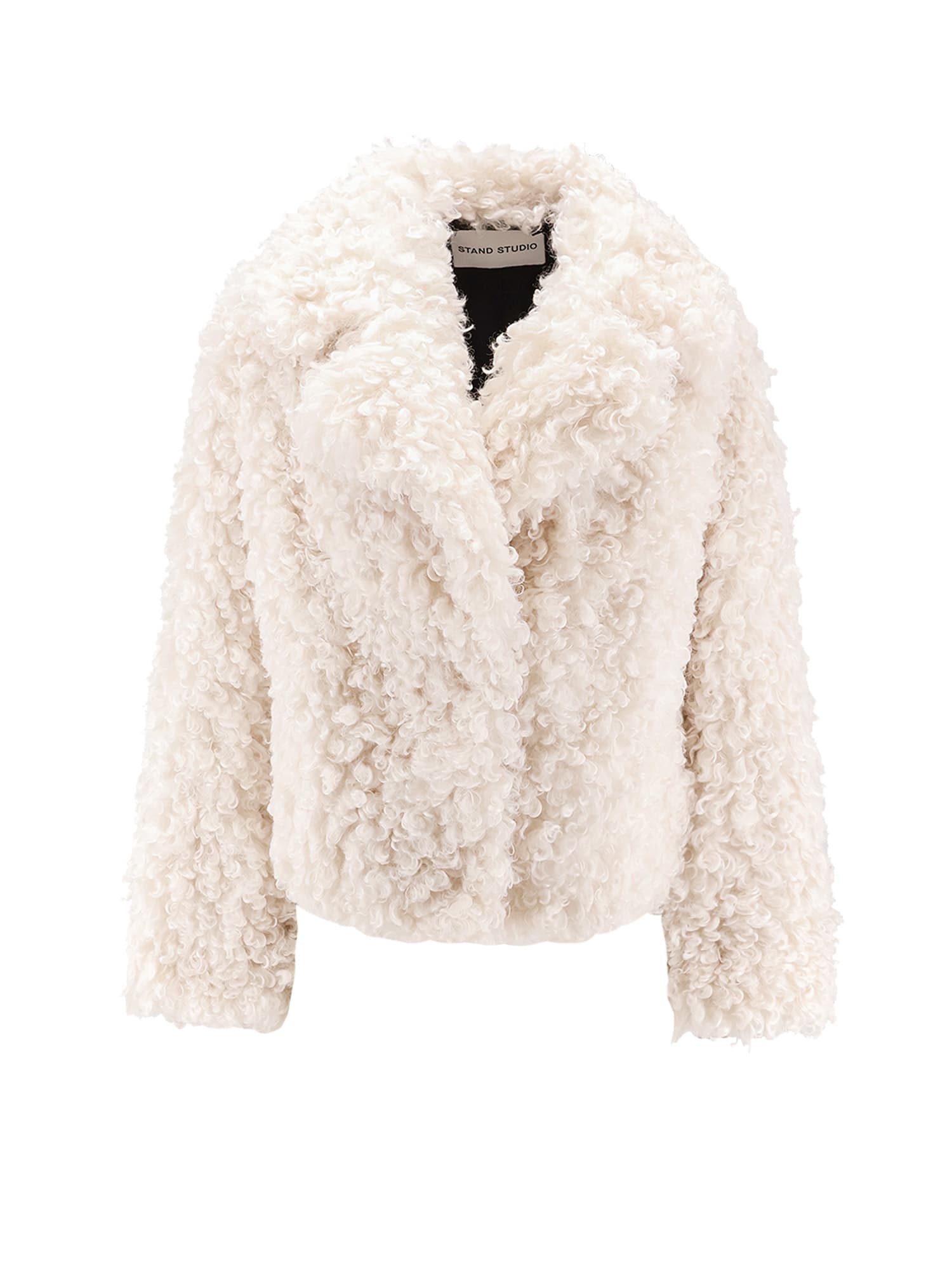 Stand Studio Samara Faux Fur Jacket In Multi