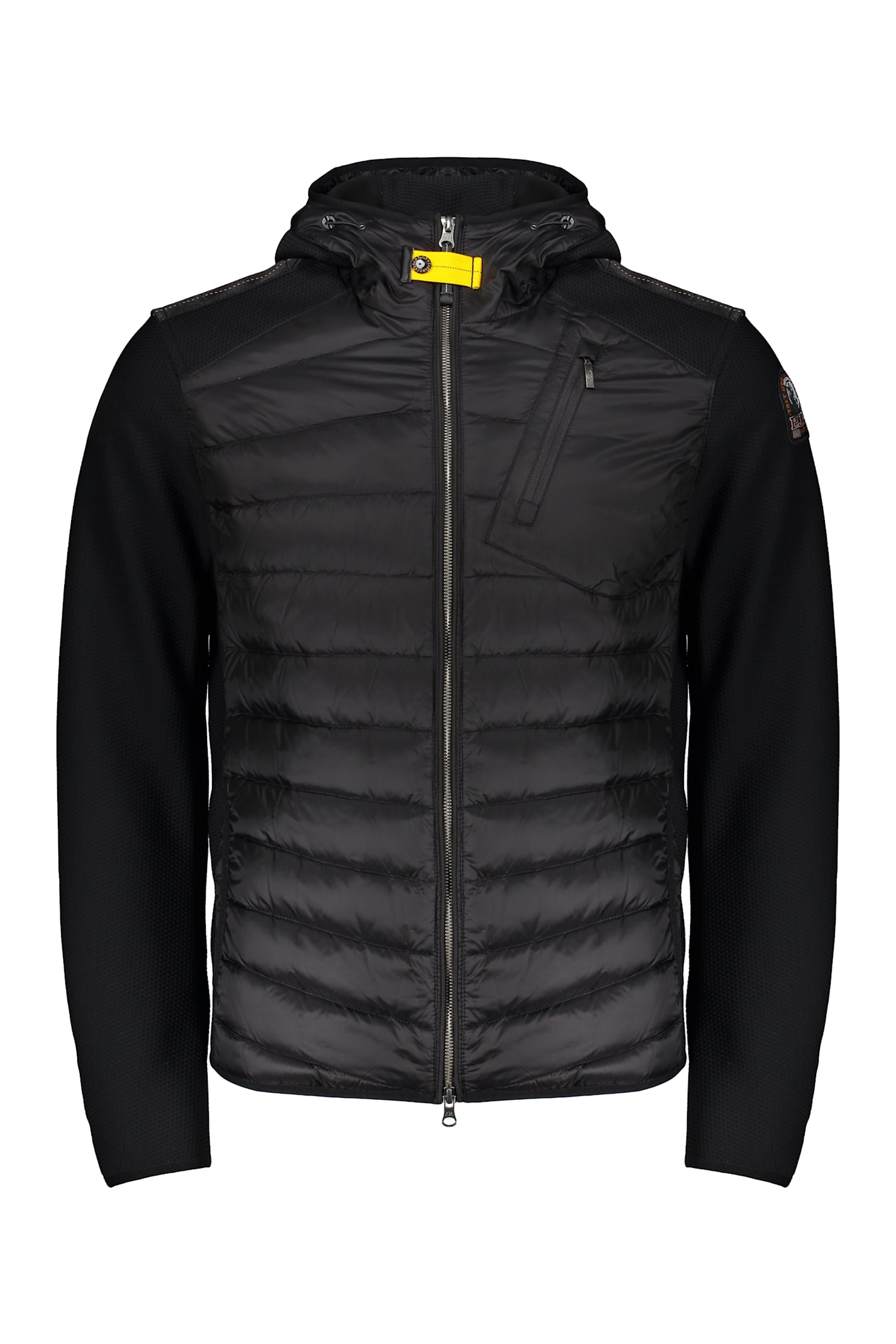 Parajumpers Lightweight Quilted Jacket With Hood In Black