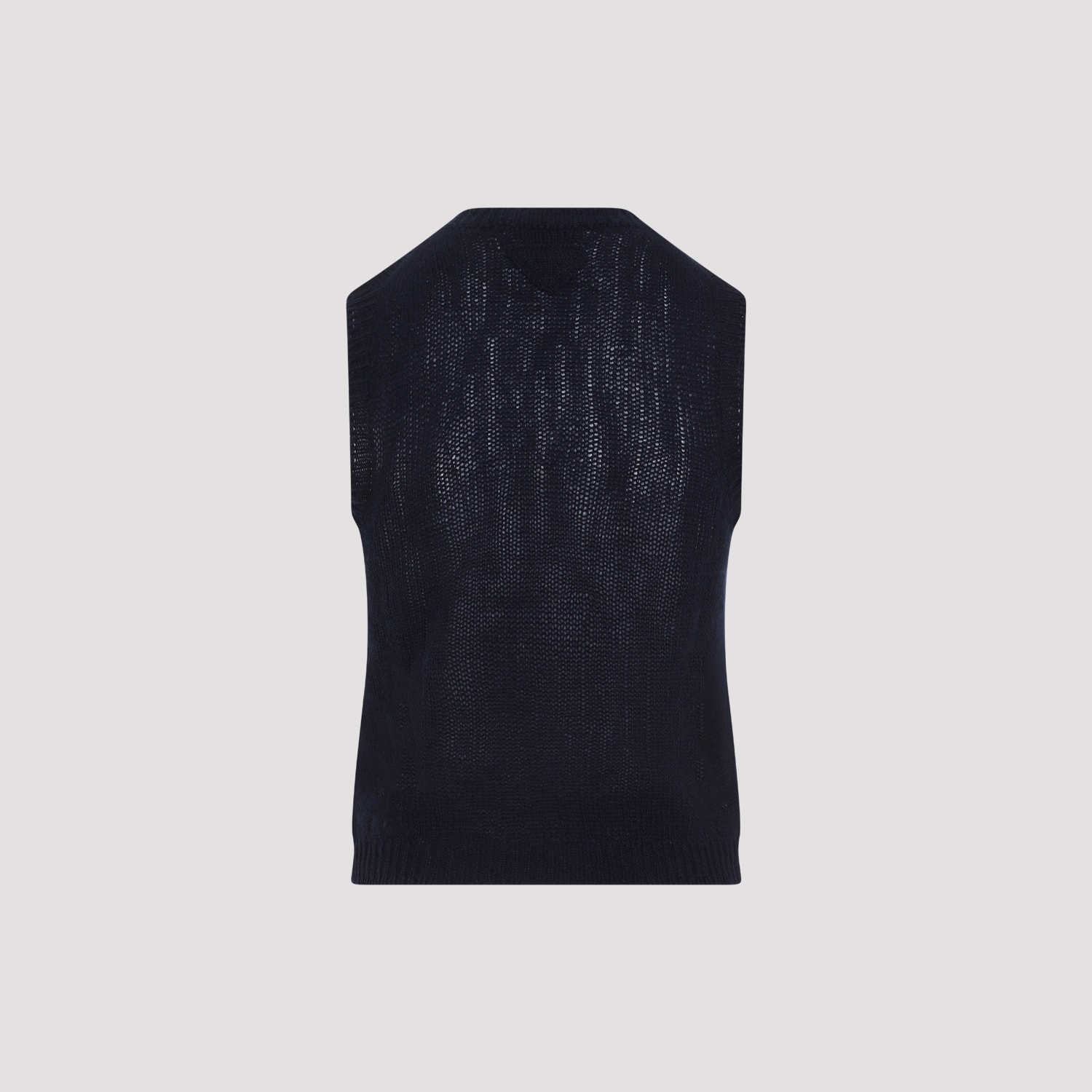 Shop Prada Gilet In Blue