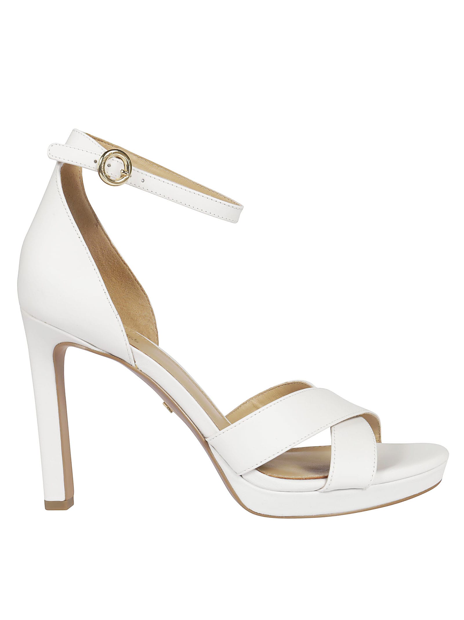 michael kors white high heels
