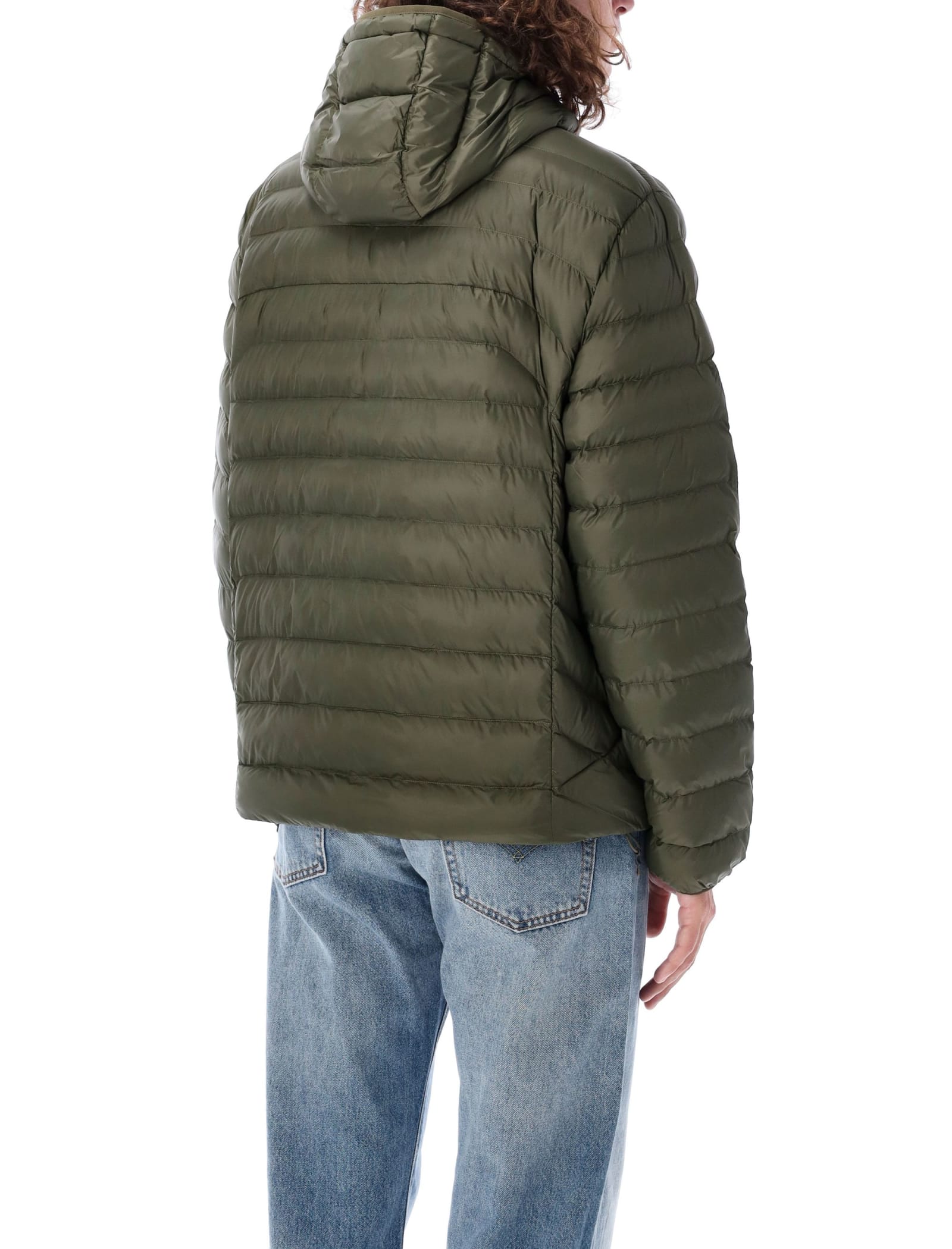 Shop Polo Ralph Lauren 4 Season Hooded Puffer Jacket In Olive