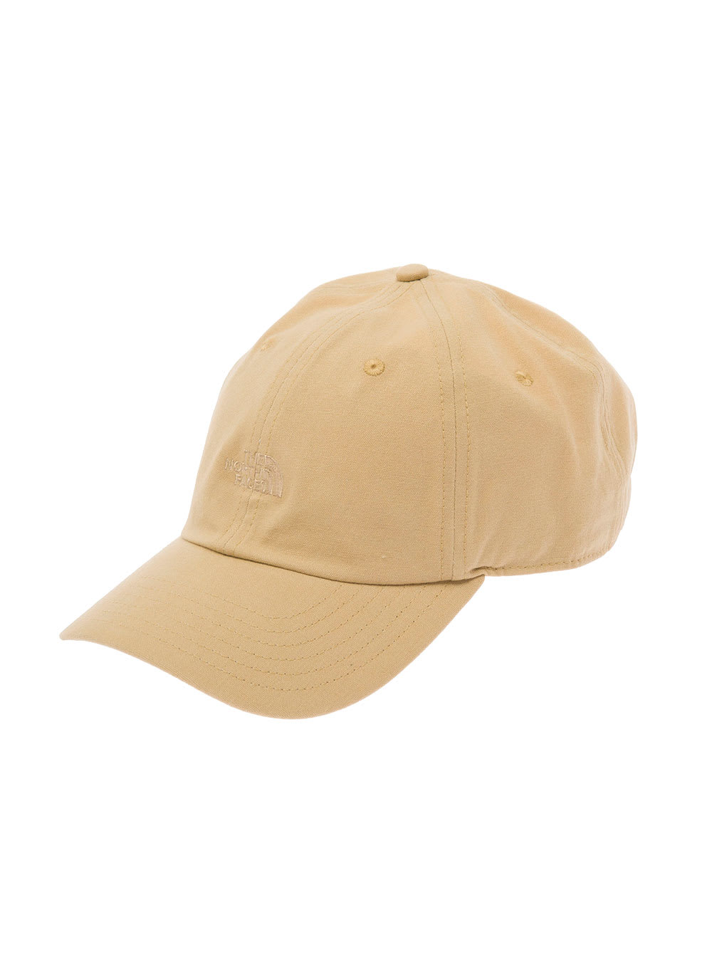 Shop The North Face Beige Baseball Cap With Tonal Logo Embroidery In Cotton Man In Brown