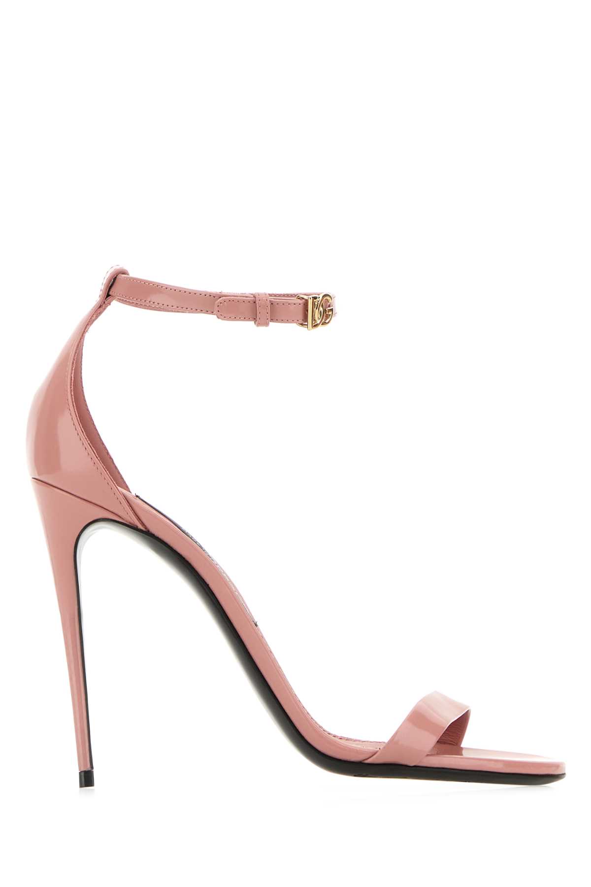 Dolce & Gabbana Pink Leather Keira Sandals