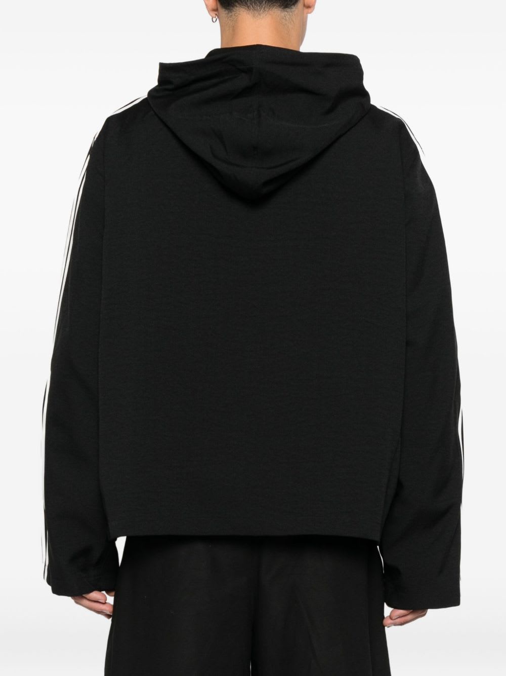 Y-3 Logo Zipped Blouson Jacket In Black