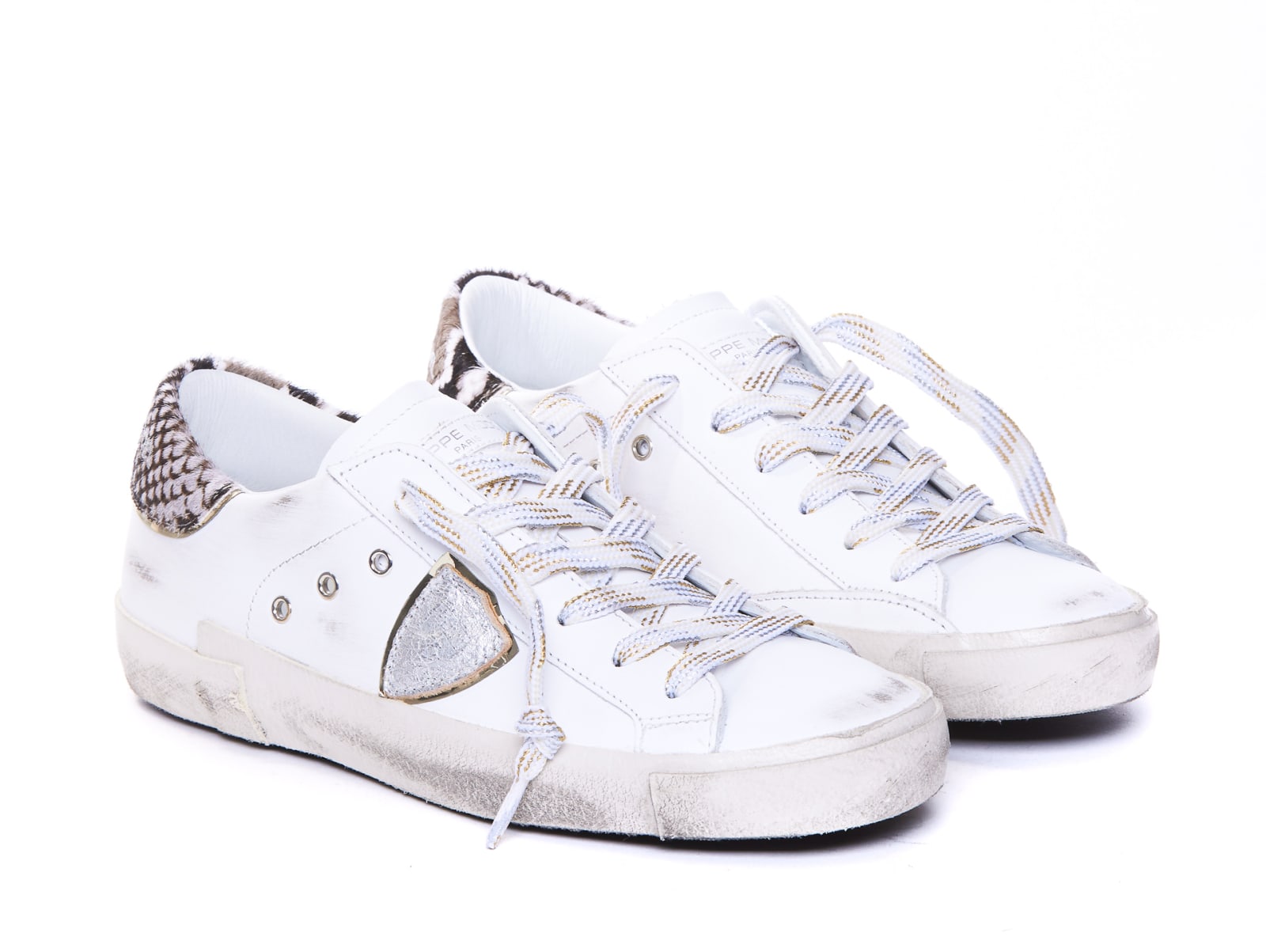 Shop Philippe Model Prsx Sneakers In White