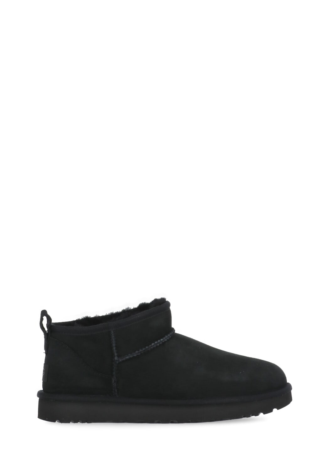 Shop Ugg Classic Ultra Mini Ankle Boots In Black