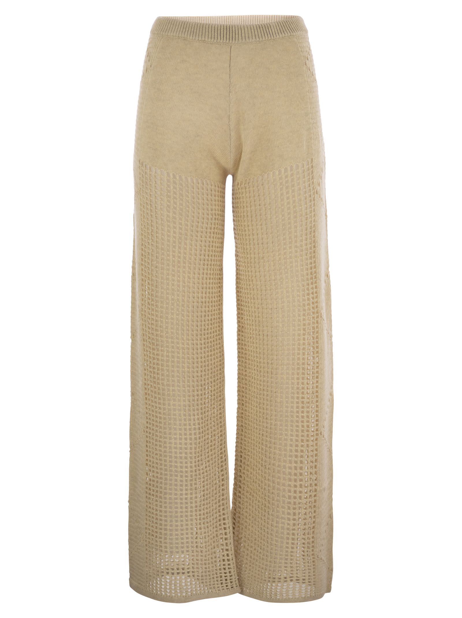 Mc2 Saint Barth Alva Crochet Flare Trousers