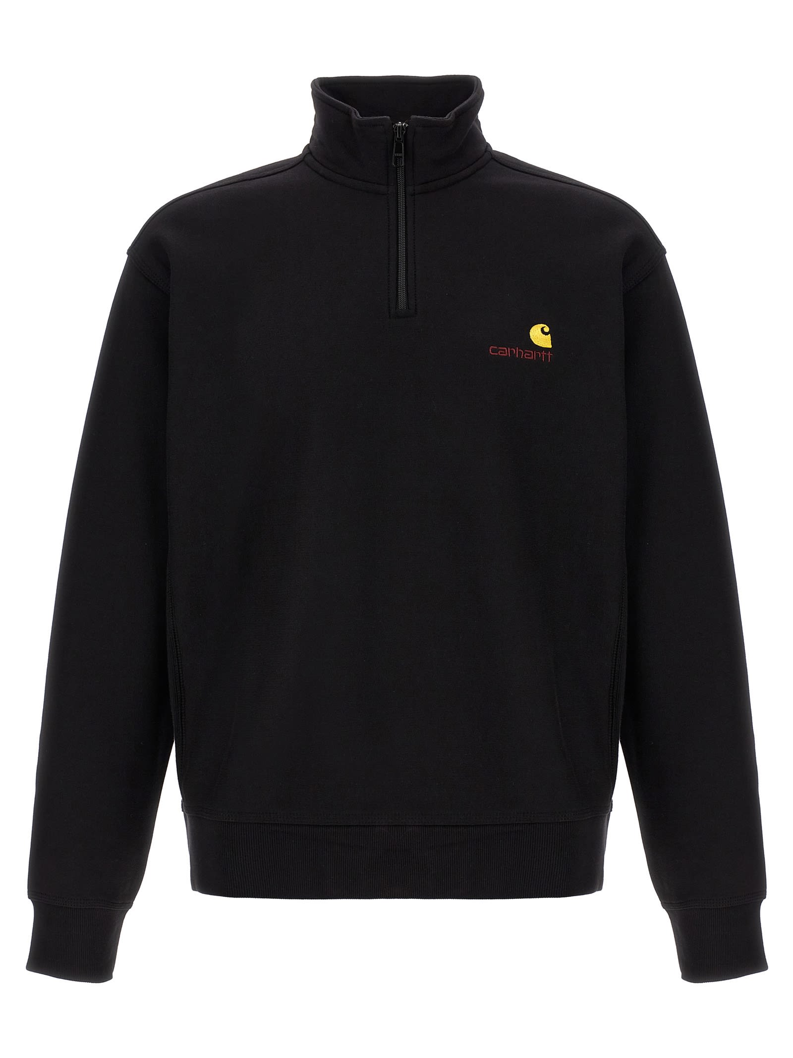 Carhartt American Script Sweatshirt In Black