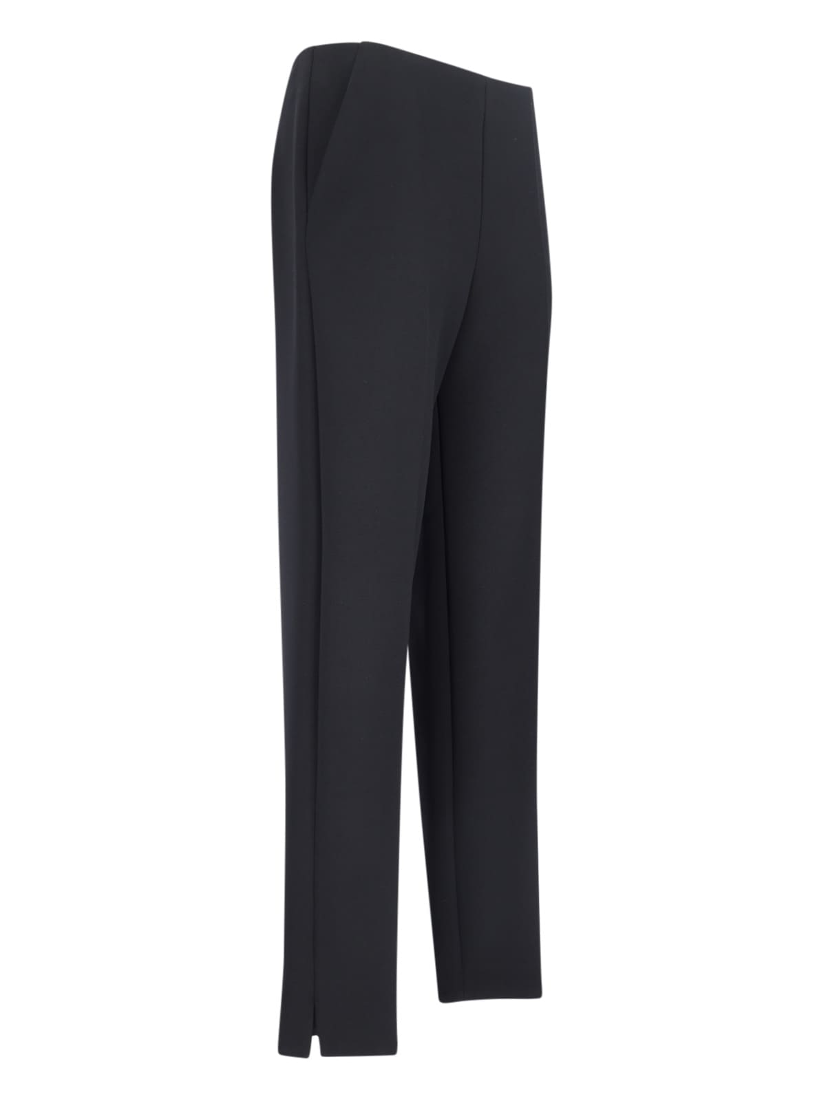 Shop Giorgio Armani Straight Pants In Black