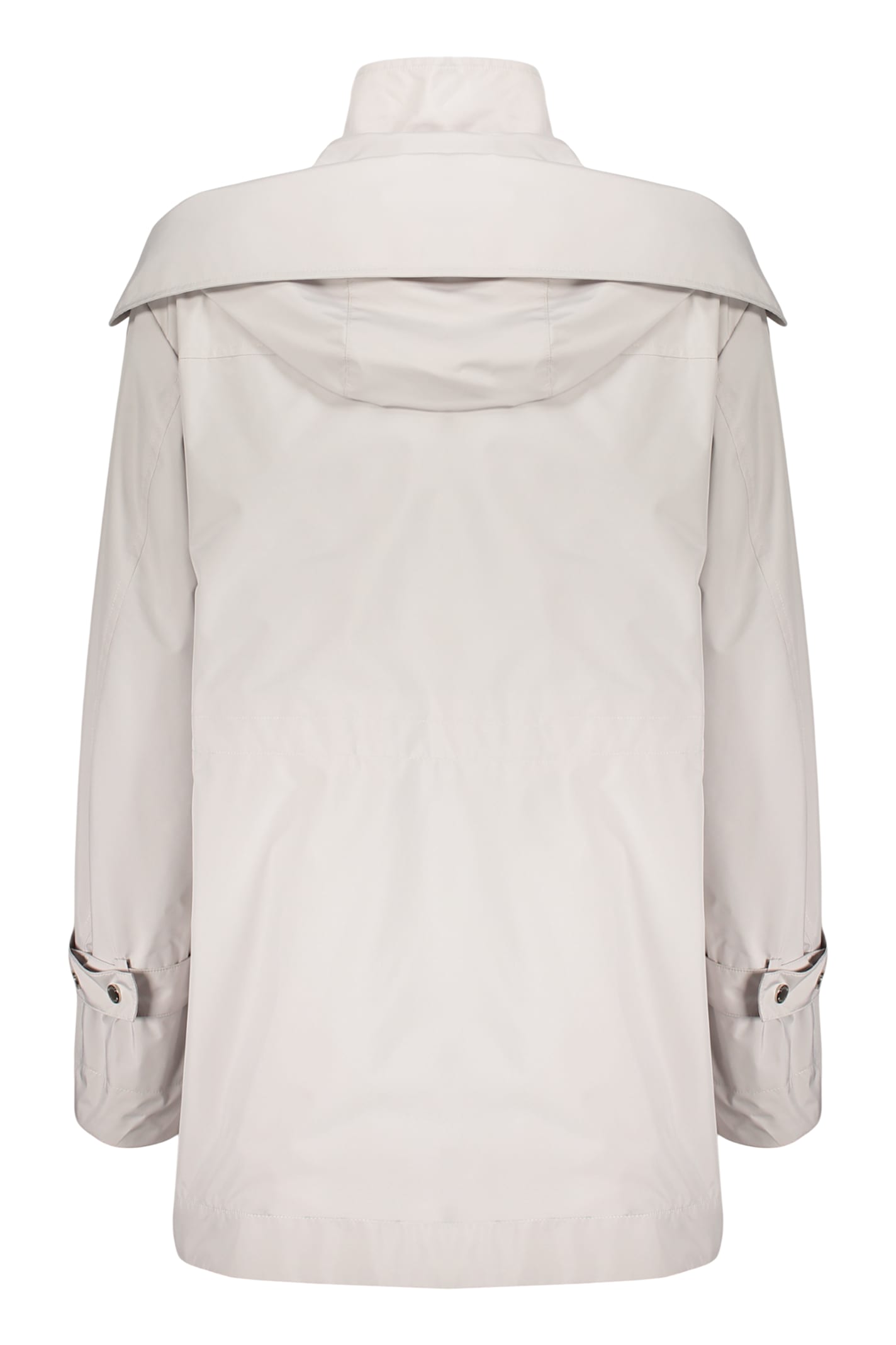 Moorer Techno Fabric Jacket In Ivory