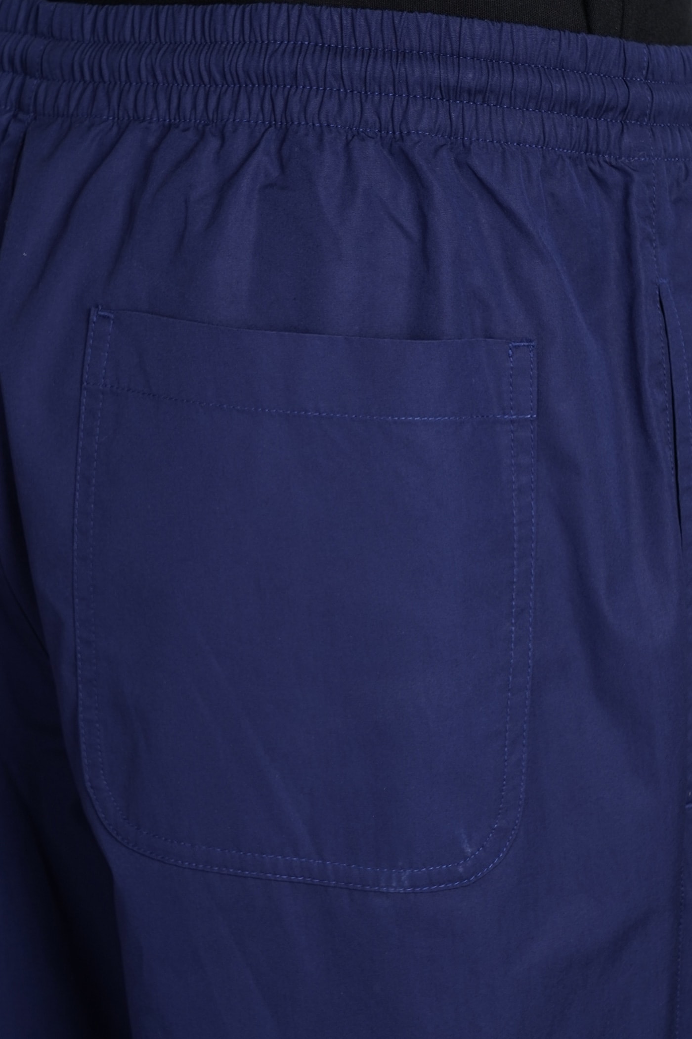 Shop Aspesi Pantalone Ventura Pants In Blue Cotton