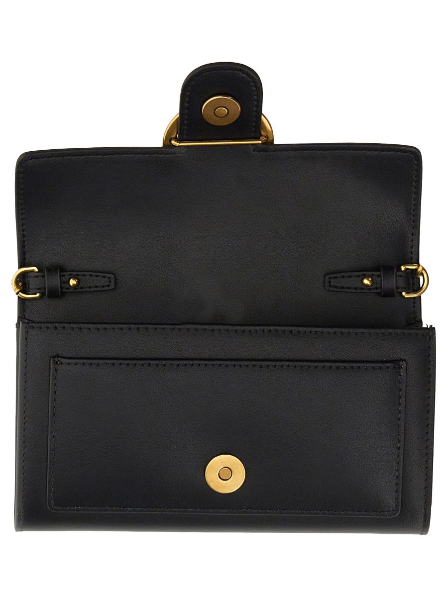 Shop Pinko Love Bag Simply Wallet In Black