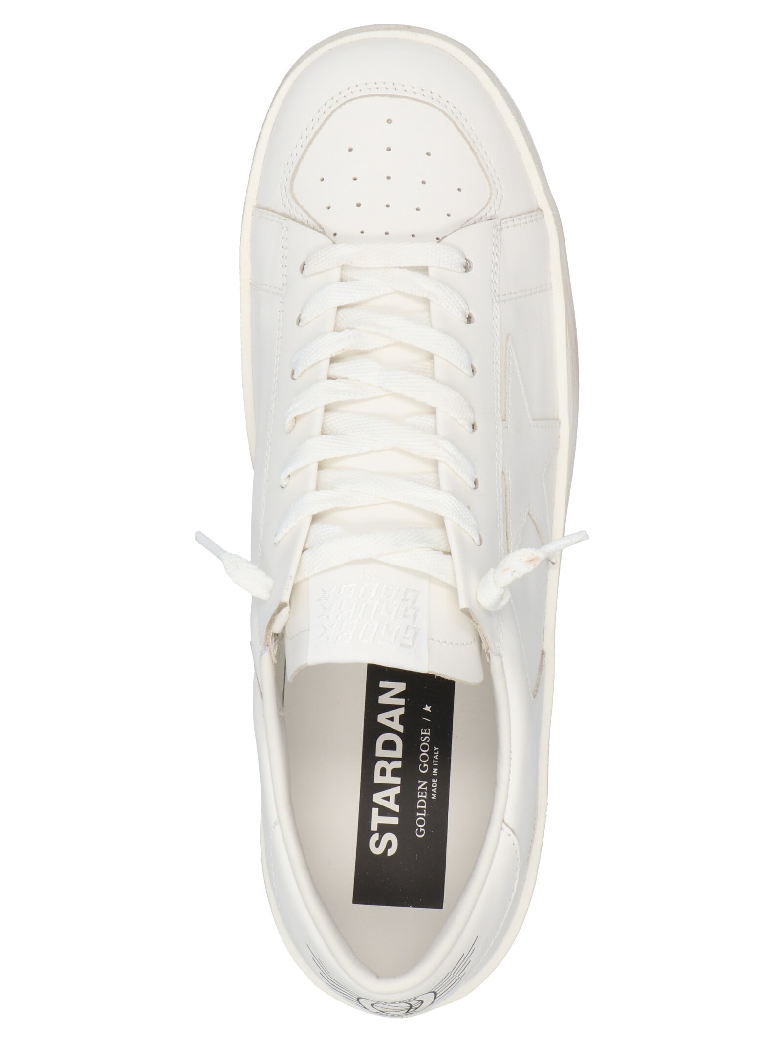 Shop Golden Goose Stardan Sneakers In White