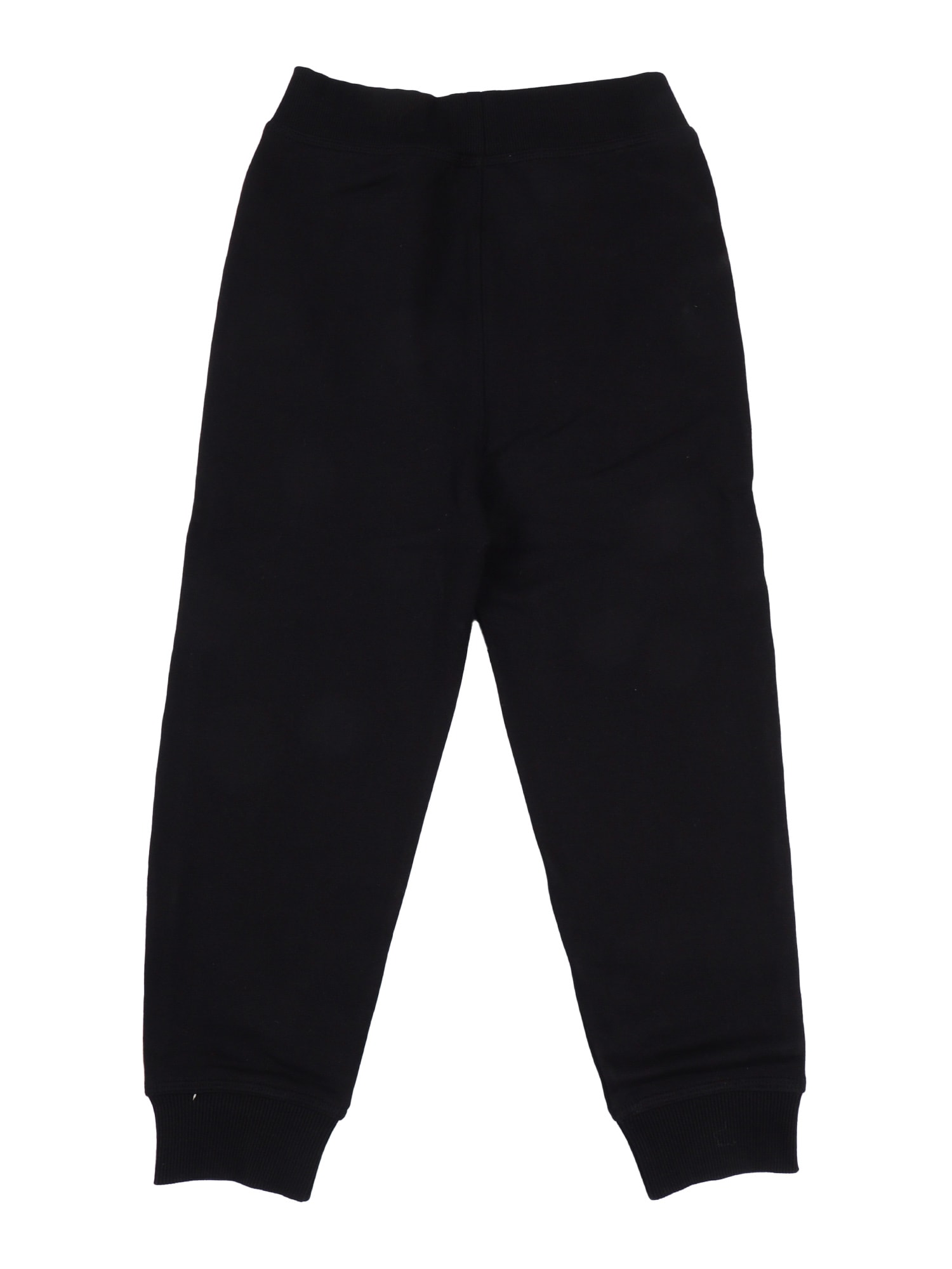Burberry Kid Boy Jersy Trsrs In Black