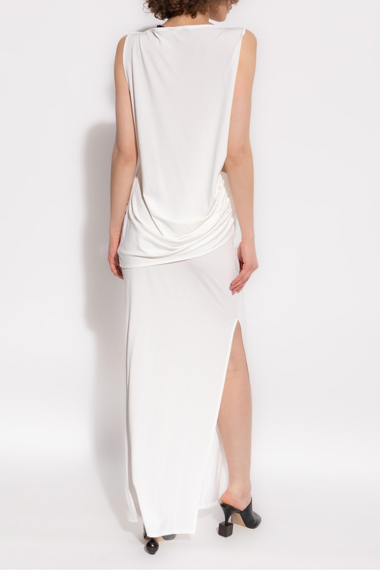 Jacquemus Sleeveless Dress In White