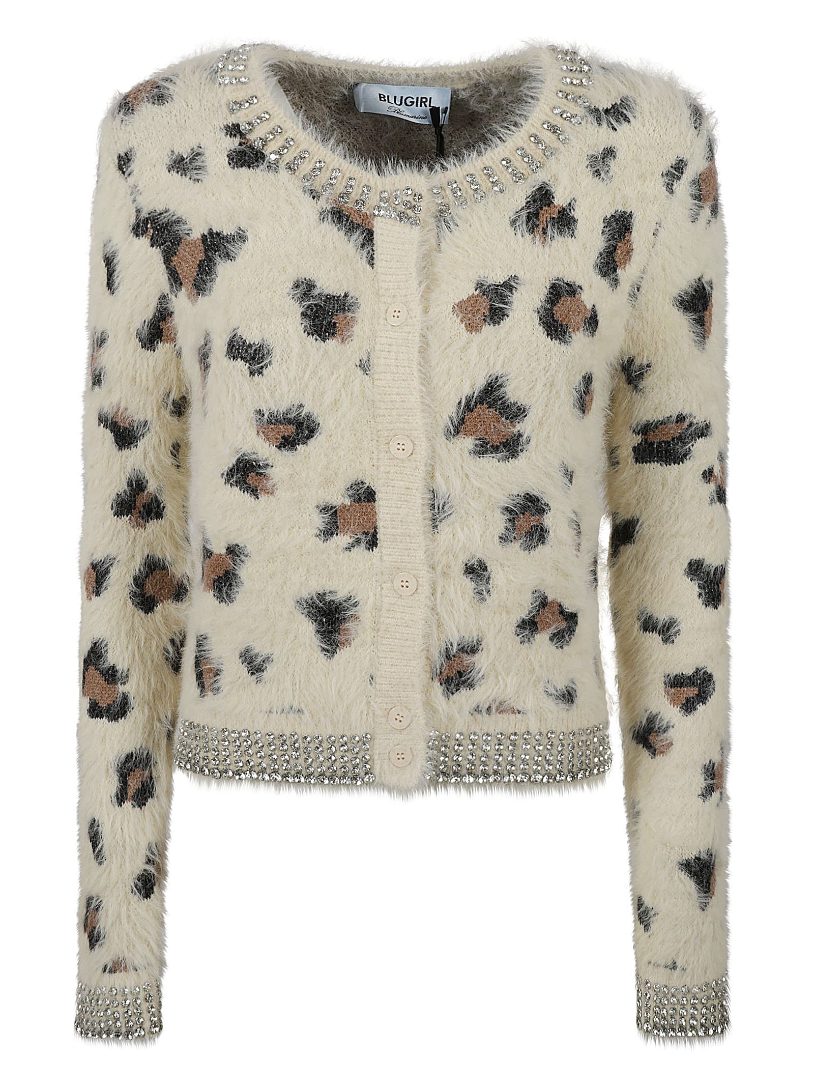 Blugirl Embellished Cardigan In Butter