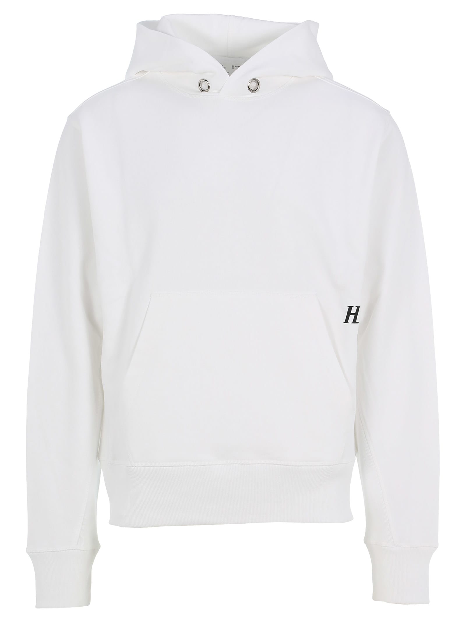 white helmut lang hoodie