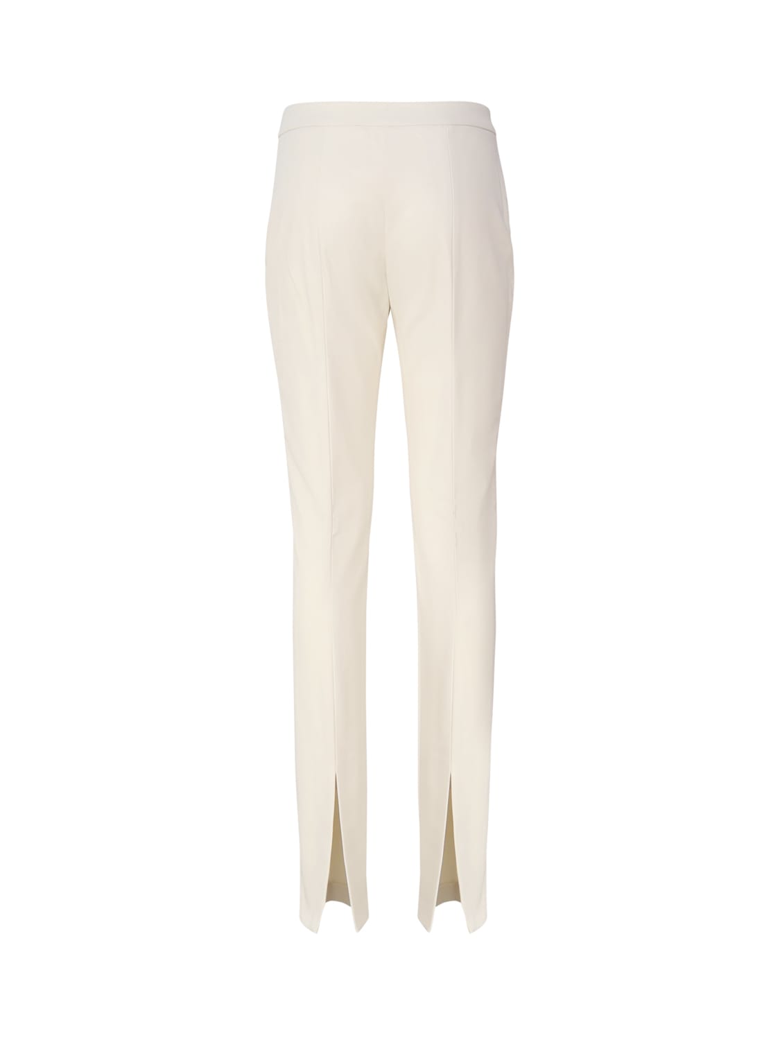 Shop Pinko Pants With Back Slit In White
