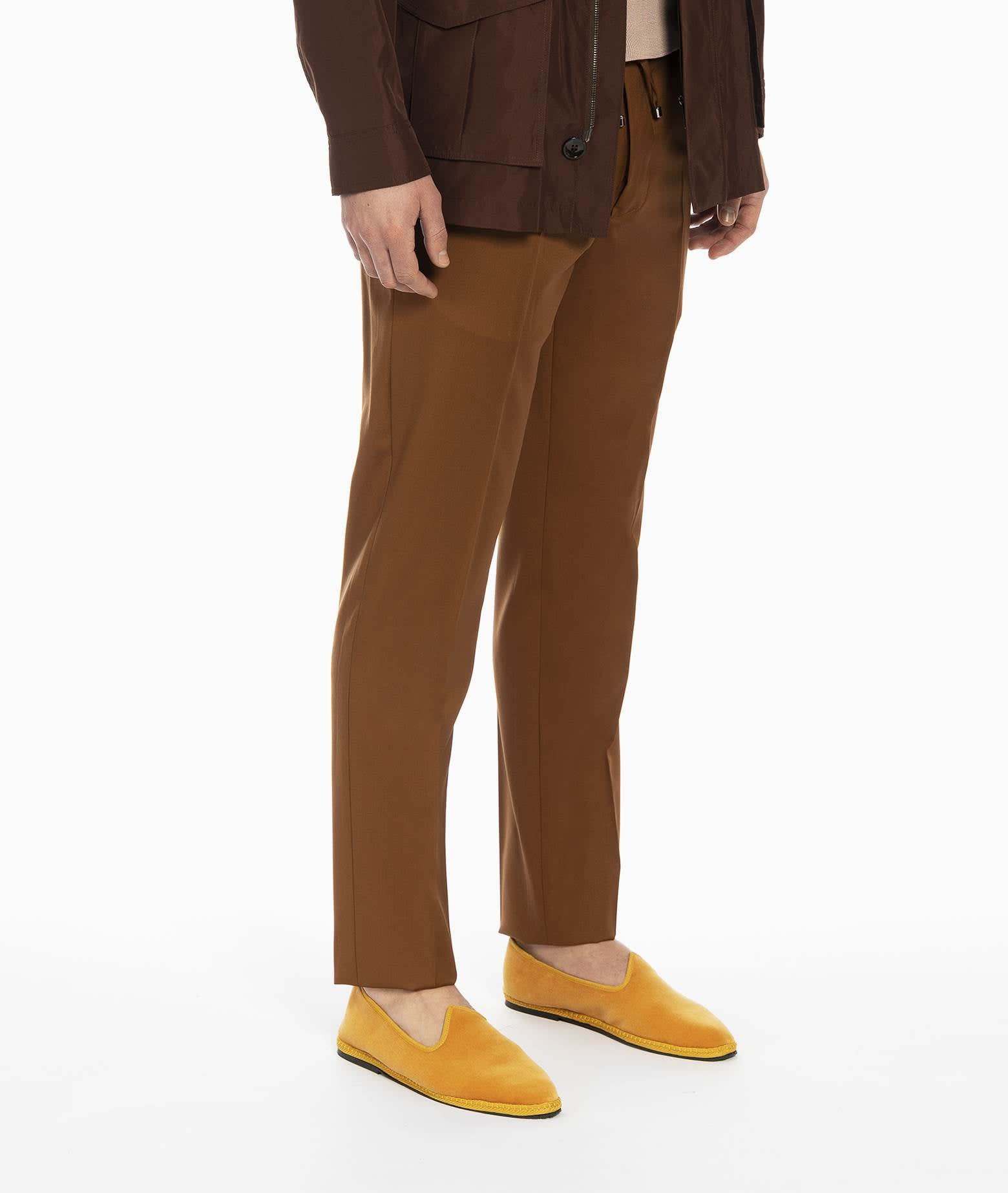 Shop Larusmiani Trousers D20 Pants In Brown