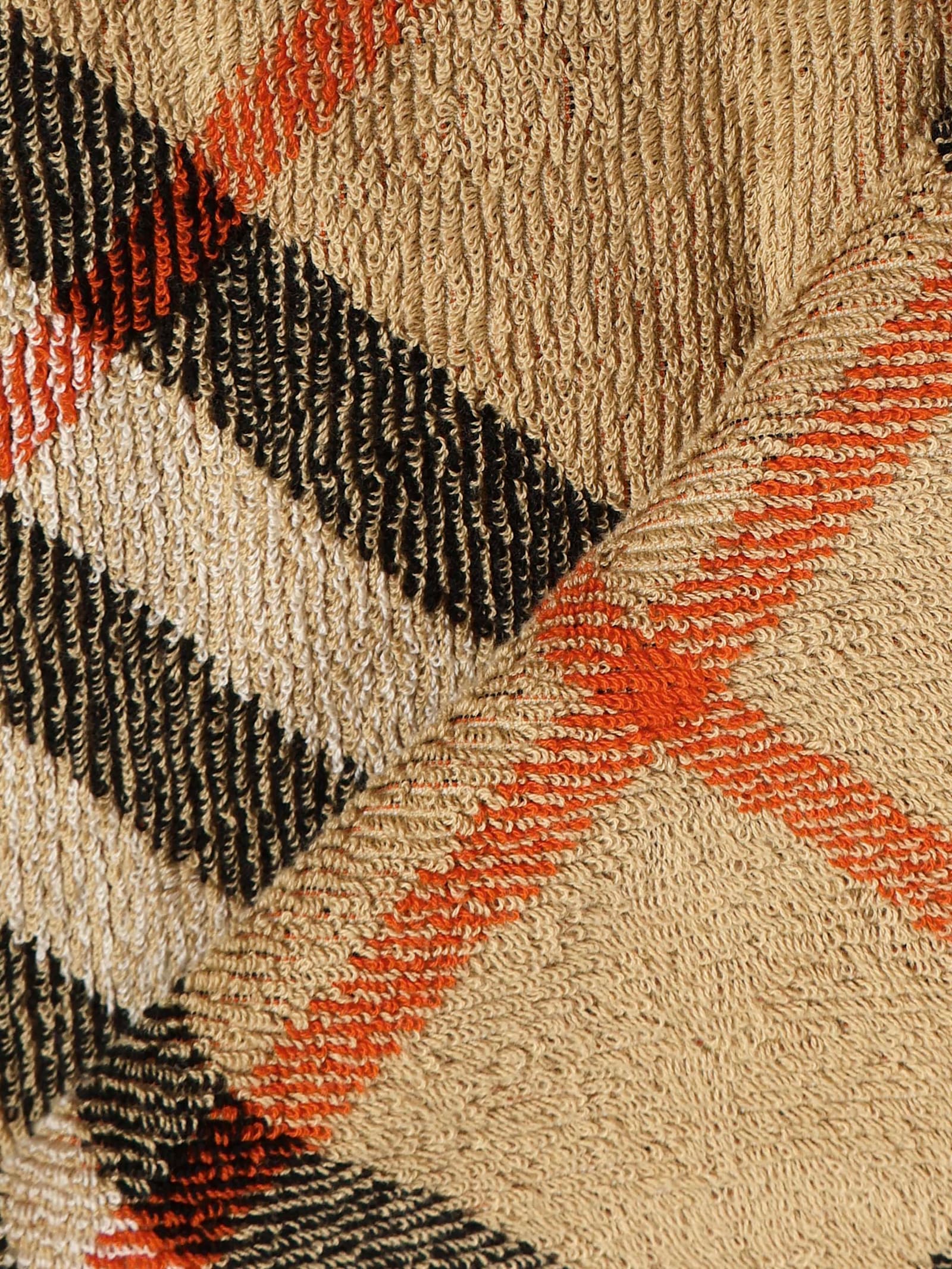 Shop Burberry Cotton Towel Check In Sand Ip Check