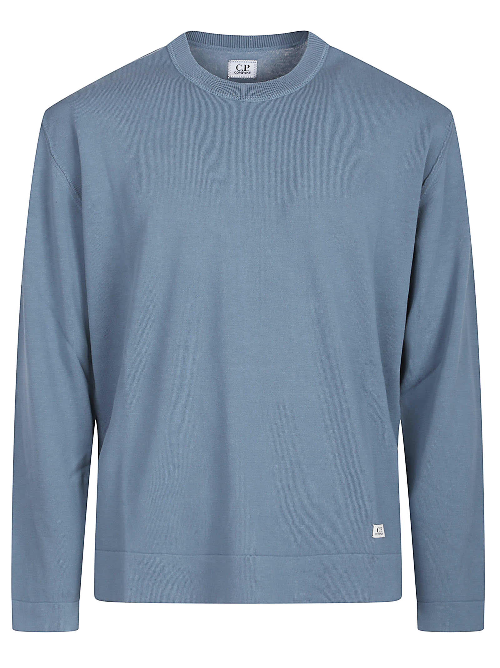 C.p. Company Lens Sweater In Gray