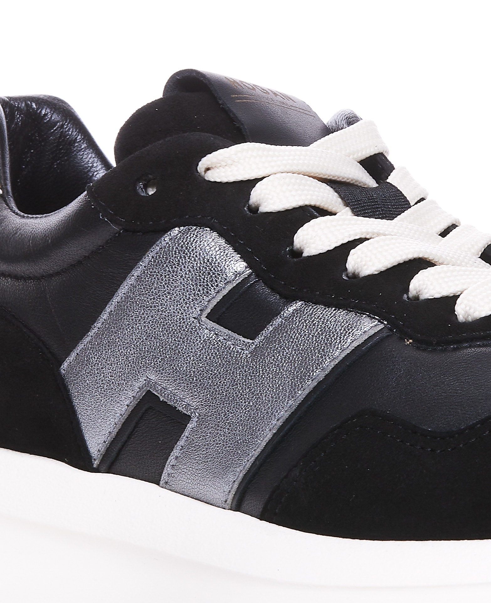 Shop Hogan H641 Sneakers In Black