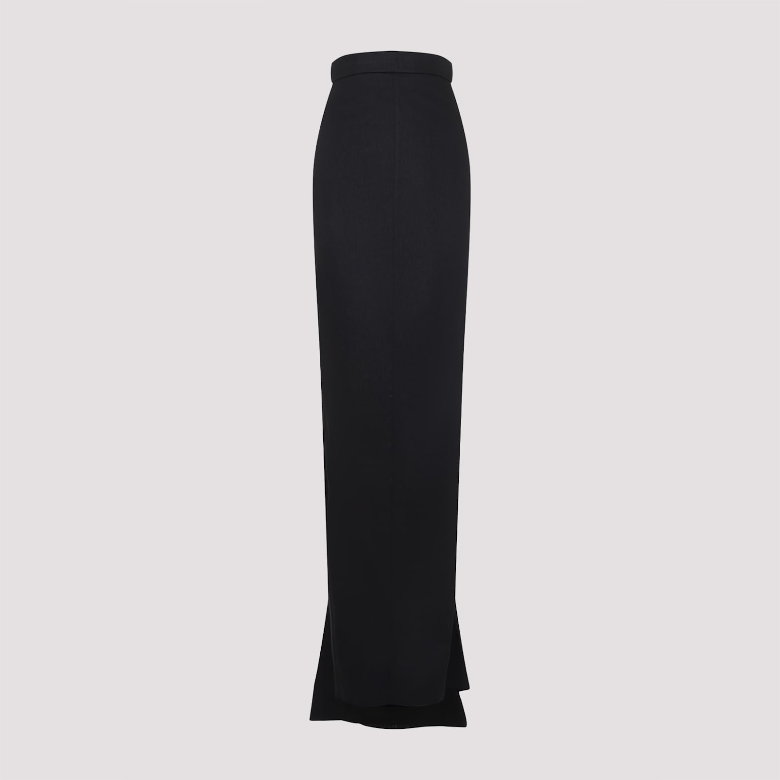 Rick Owens Lido Linen Twill Mermaid Maxi Skirt